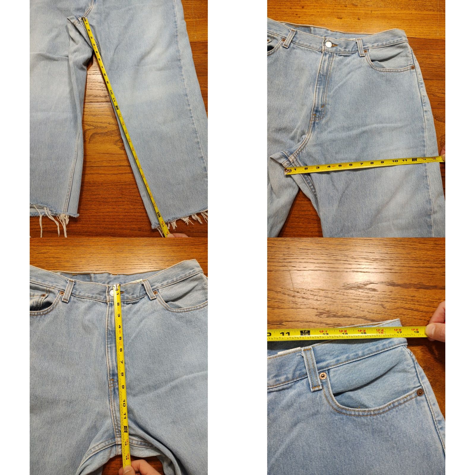 Levi's VINTAGE Levi's 560 Jeans Women 16 25 Cropped High Waist 90s Mom Loose Fit Denim Blue Jeans Womens Size 24" / US 00 / IT 34 - 9 Thumbnail