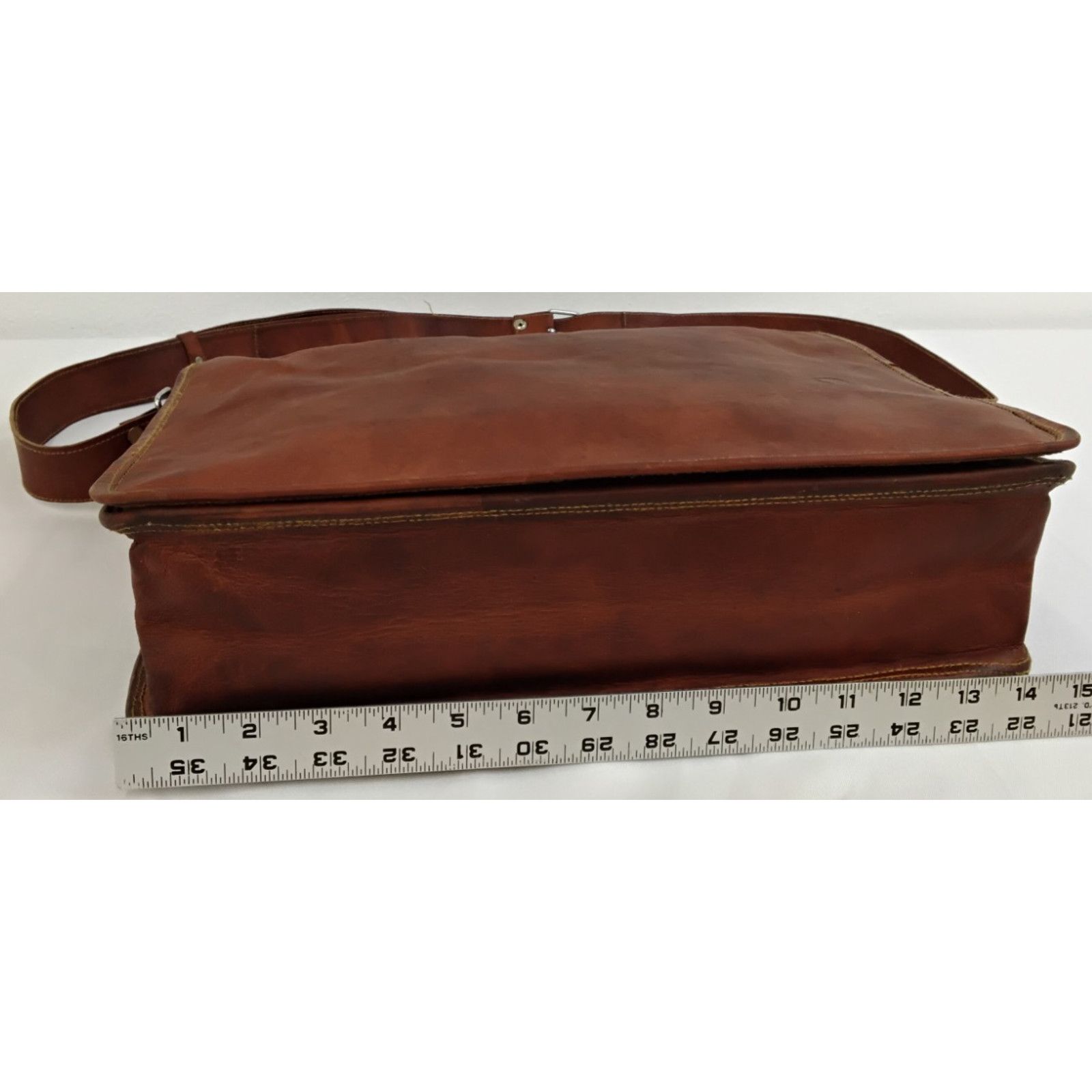 Carbon Carbon 2 Cobalt Messenger Bag Brown Full Grain Leather Size ONE SIZE - 16 Thumbnail