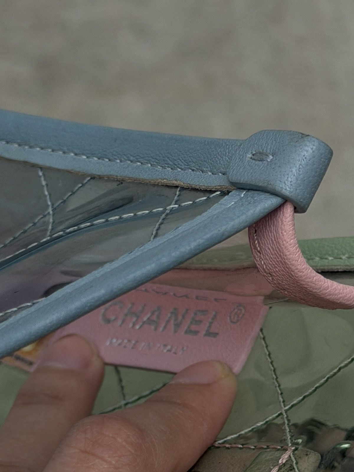Chanel Chanel Coco Splash Flap Bag Green Blue Pink Size ONE SIZE - 10 Thumbnail