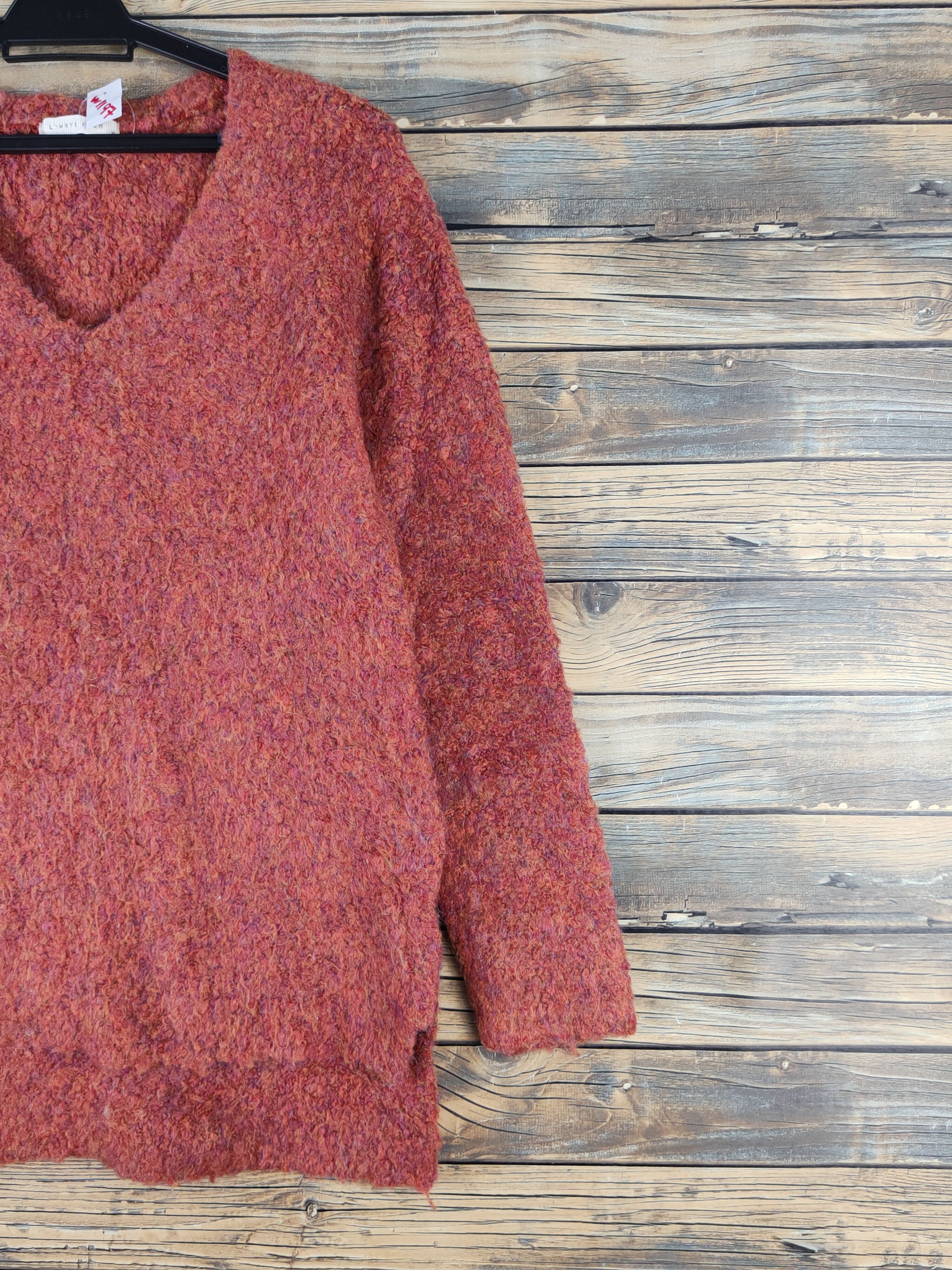 Homespun Knitwear × LOWRYS FARM × Vintage Lowrys Farm Orange Knitwear Sweatshirts #W1197 Size M / US 6-8 / IT 42-44 - 5 Thumbnail