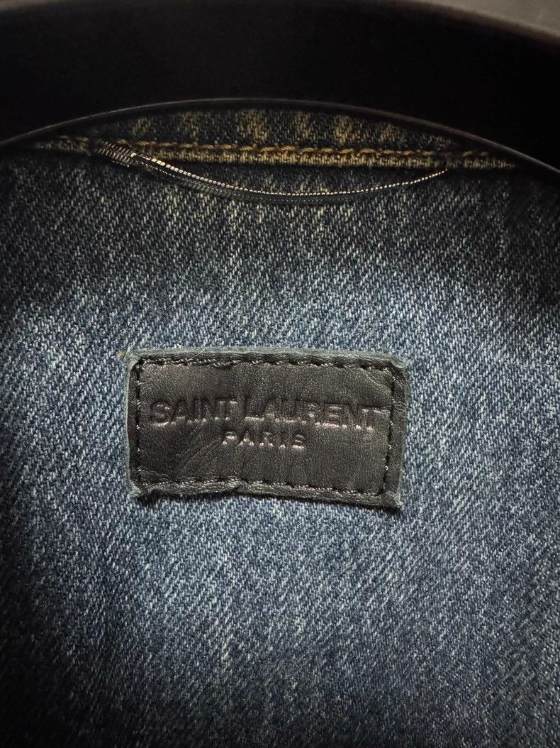 Saint Laurent Paris Saint Laurent Paris 16 SS navy wash basic denim jacket Next Size US L / EU 52-54 / 3 - 6 Thumbnail