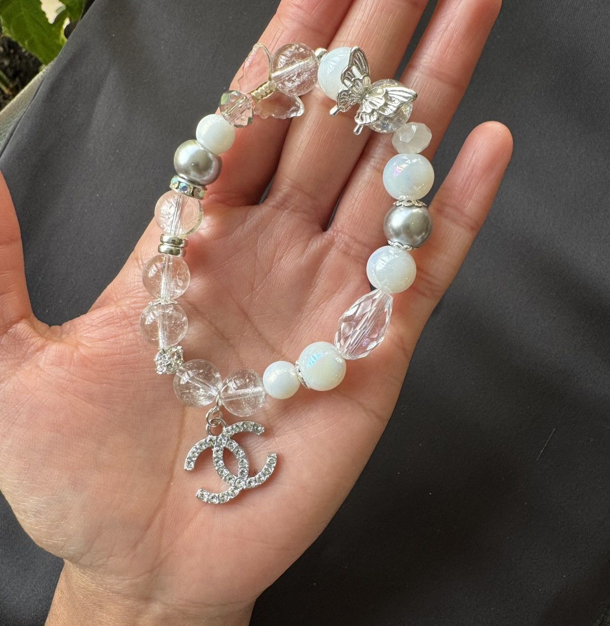 Handmade Clear Quartz Bracelet Size ONE SIZE - 2 Thumbnail