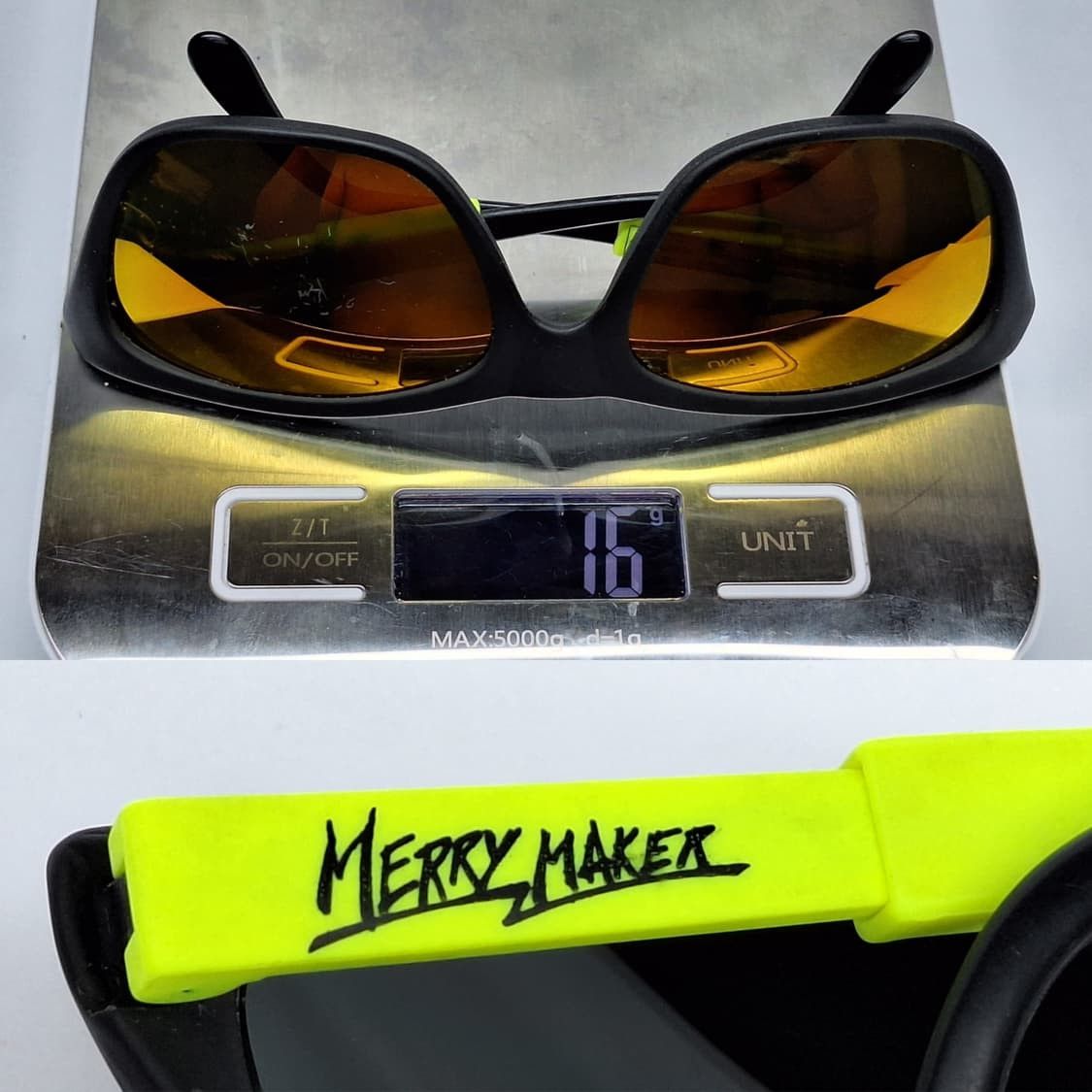 Other 2000s MERRY MAKER Adjustable Temple Neon Mirror Sunglasses Size ONE SIZE - 8 Thumbnail