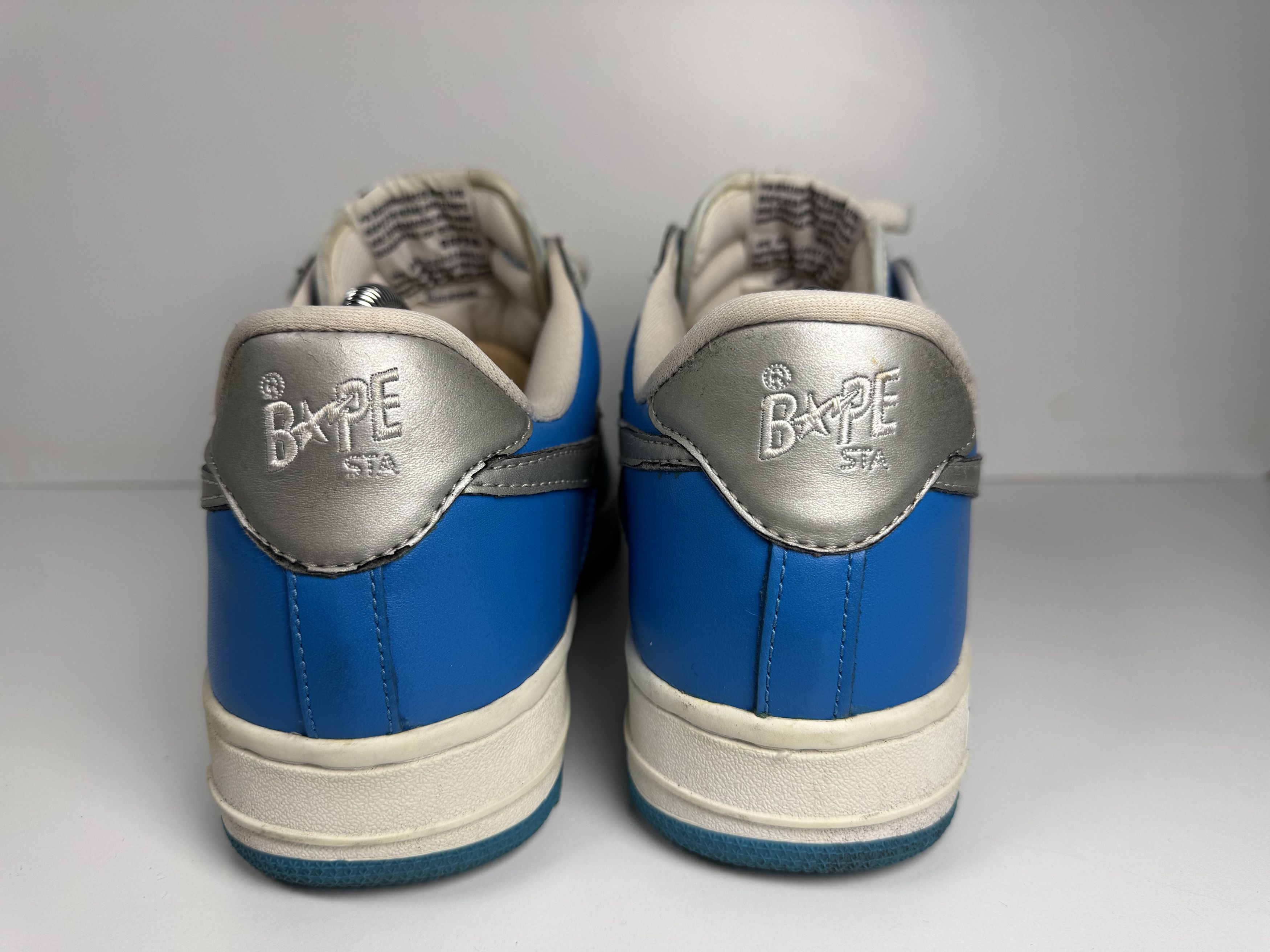 Bape FS-001 Bapesta Baby Blue/Silver 9.5 Size US 9.5 / EU 42-43 - 7 Thumbnail