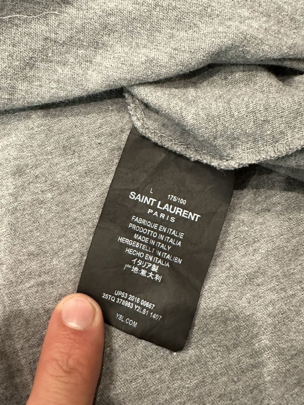 Saint Laurent Paris Blood Luster 2017 Size US L / EU 52-54 / 3 - 4 Thumbnail
