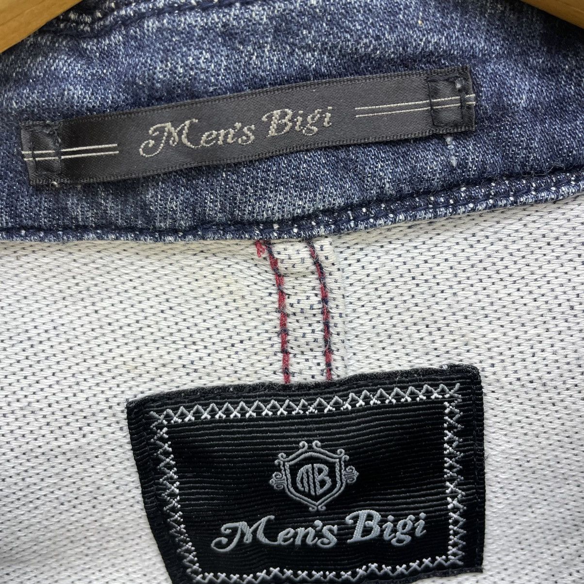 BIGI 💥Vintage Avant Garde Japanese Brand Men Bigi Double Collar Size US M / EU 48-50 / 2 - 4 Thumbnail
