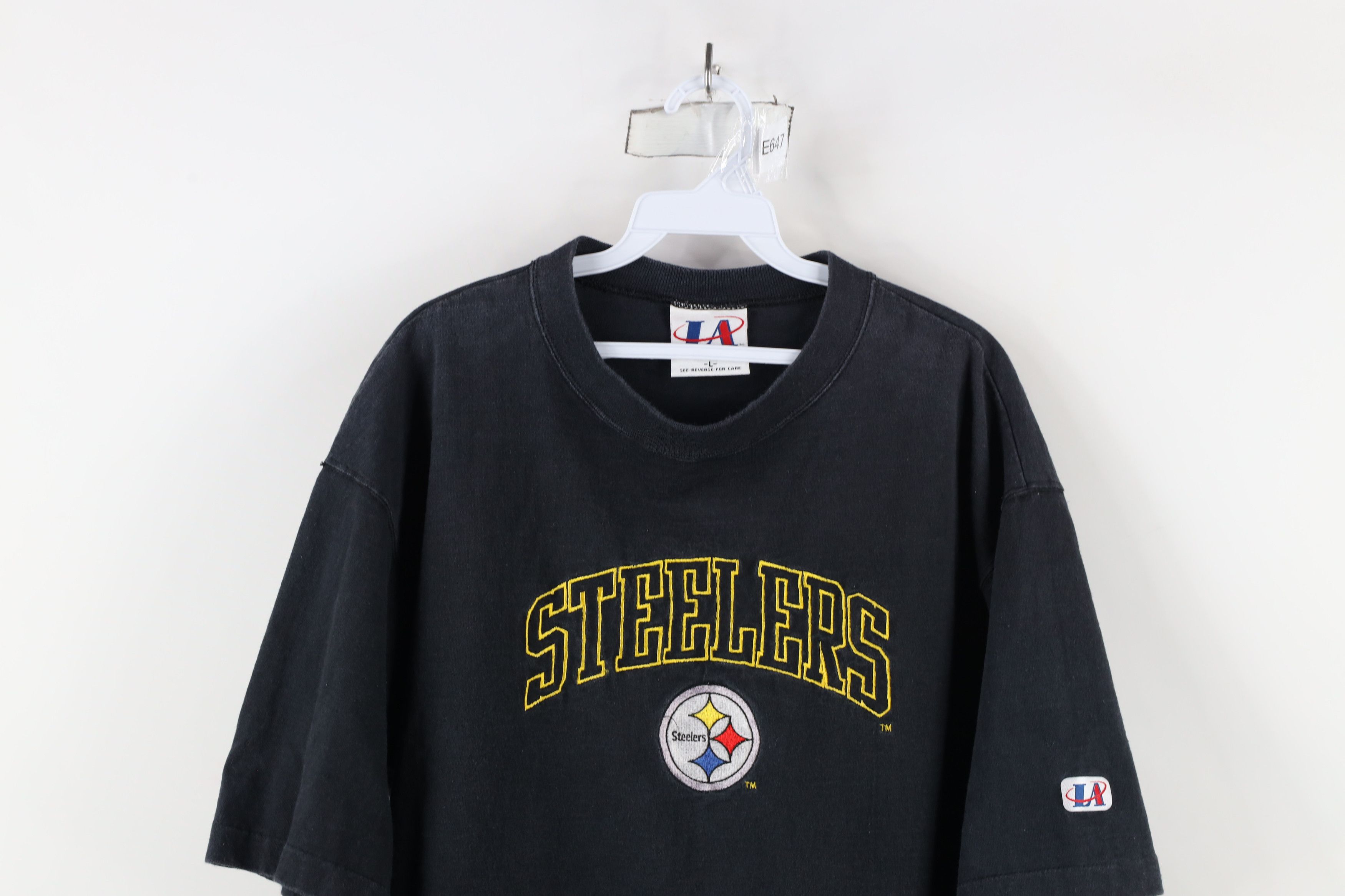 Vintage Vintage 90s Pittsburgh Steelers Football T-Shirt Cotton USA Size US L / EU 52-54 / 3 - 2 Thumbnail