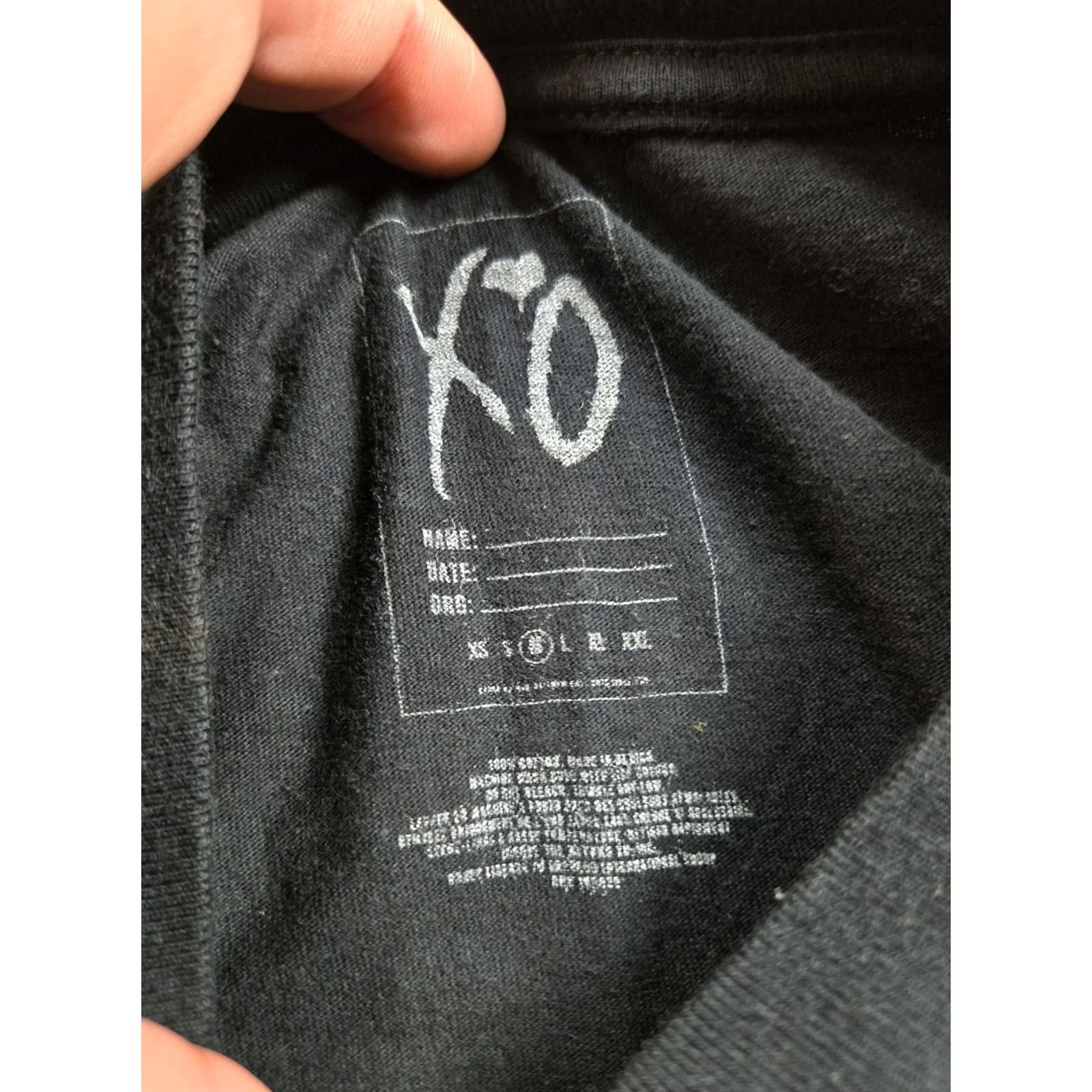 Vintage The Weeknd XO After Hours T Shirt Medium Black Till Dawn Short Sleeve AHTD Tour Size US M / EU 48-50 / 2 - 5 Thumbnail