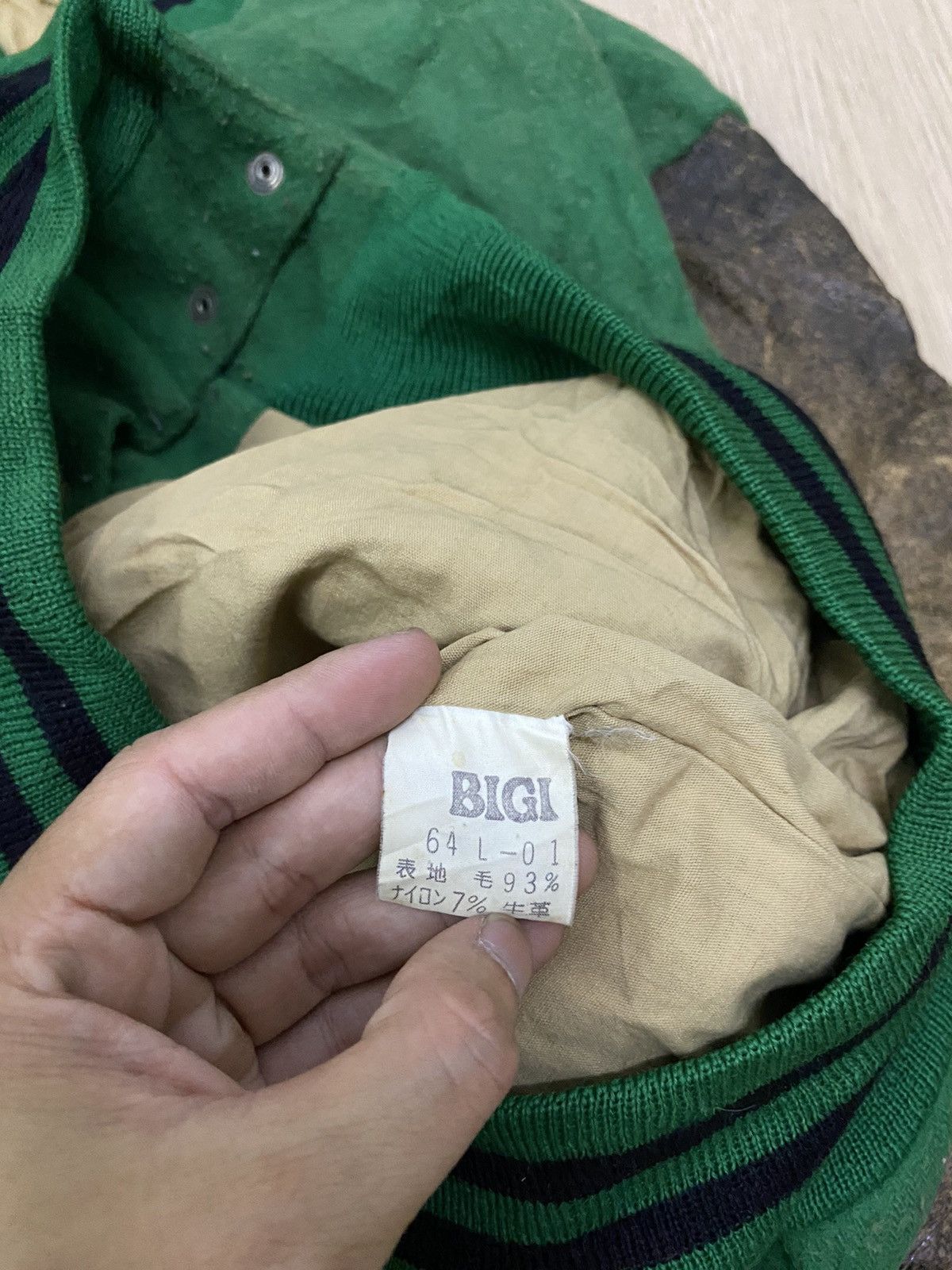 BIGI Vintage 80’s Bigi Mid-Air Leapers Tokyo 1983 varsity jacket Size US L / EU 52-54 / 3 - 7 Thumbnail