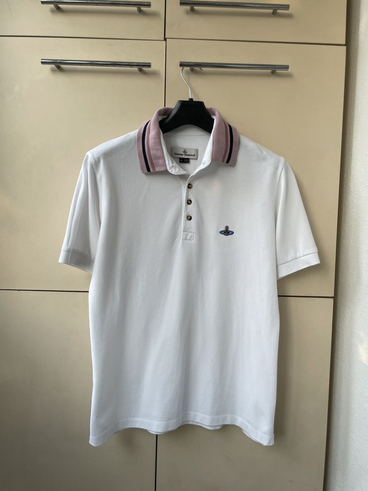 Vivienne Westwood Vivienne westwood White Polo Shirt Size US XL / EU 56 / 4 - 1 Thumbnail