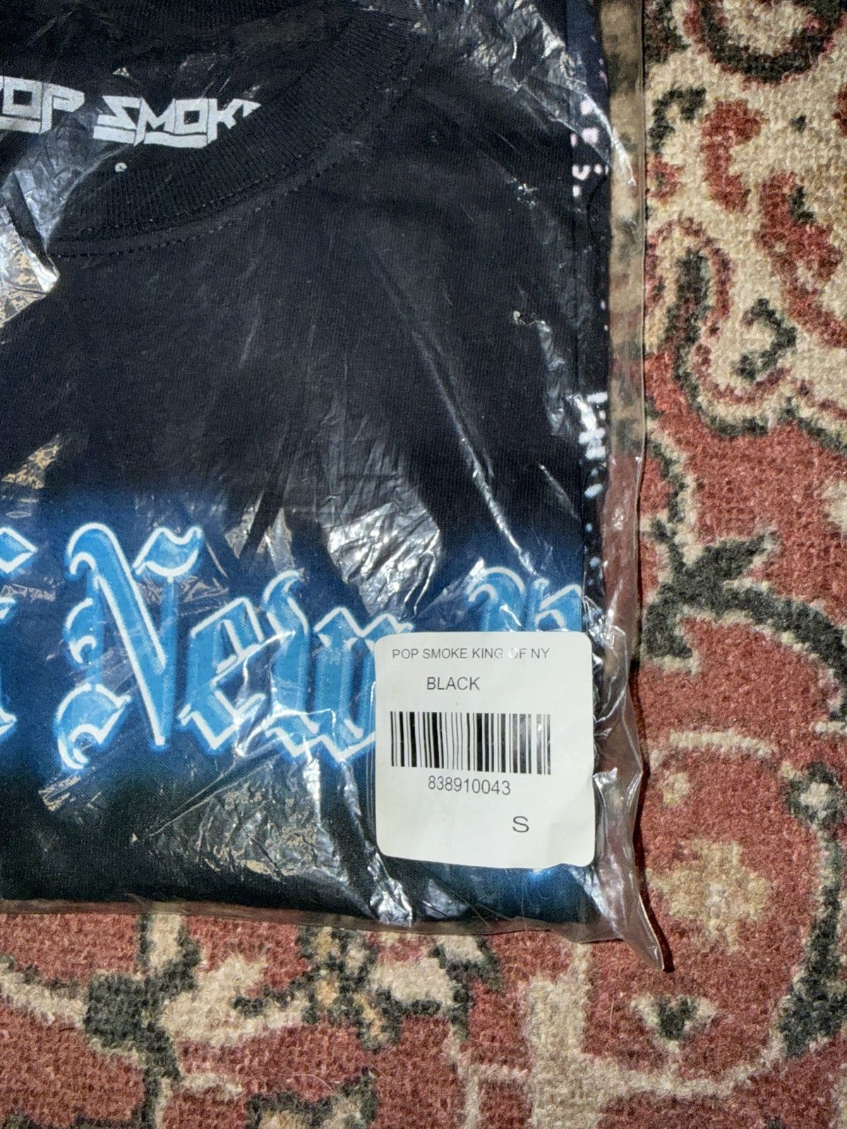 Rap Tees Pop Smoke King of NY Tee Size US S / EU 44-46 / 1 - 2 Thumbnail