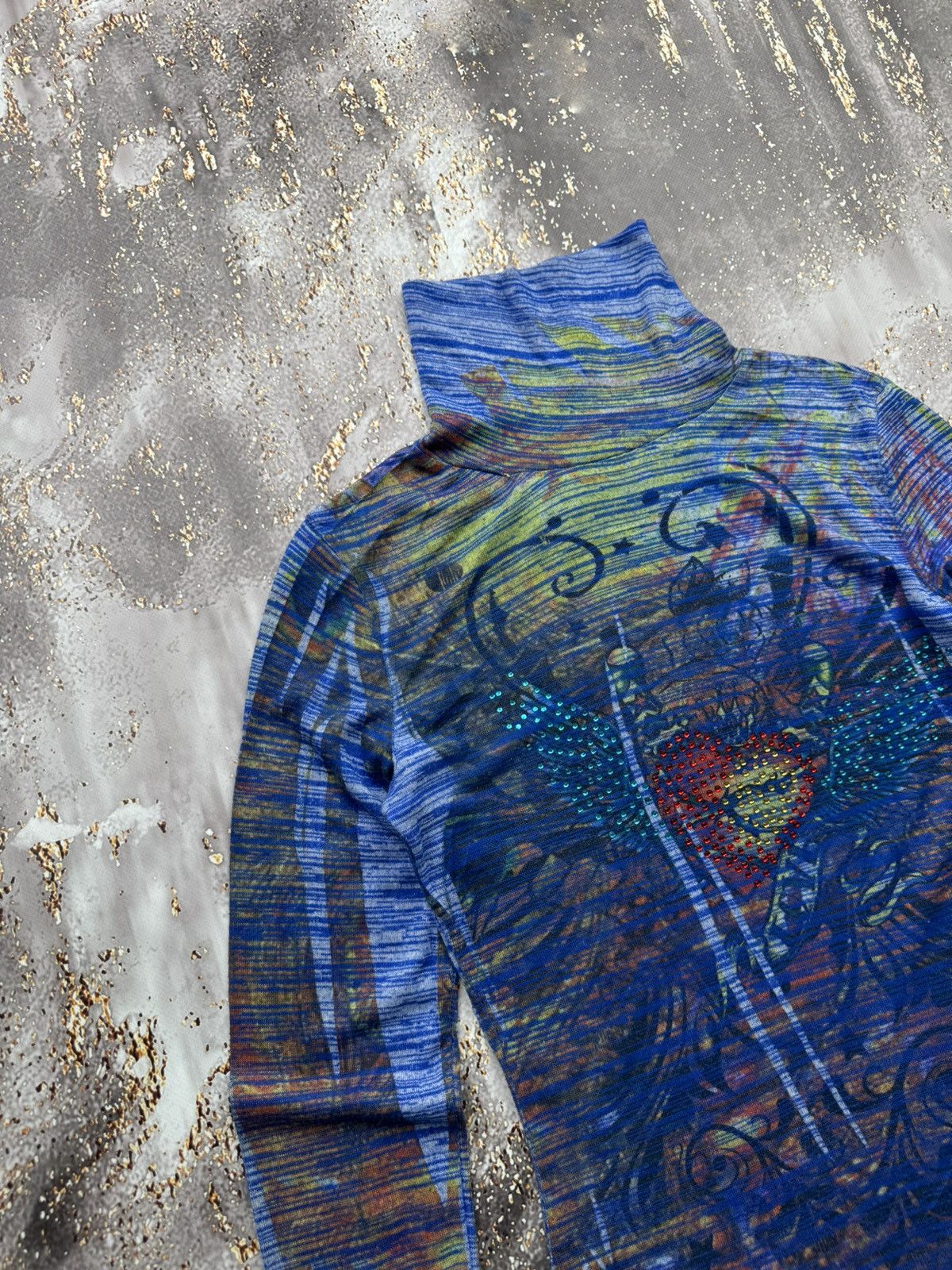 Japanese Brand Vintage Printed Long Sleeve Size S / US 4 / IT 40 - 2 Thumbnail