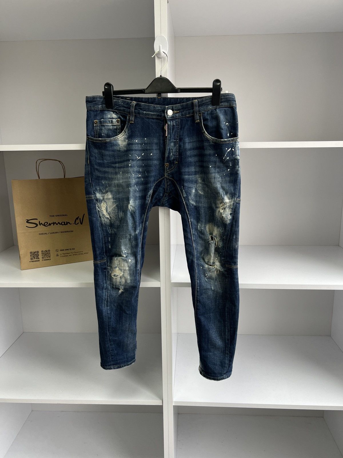 Dsquared2 × Vintage Vintage Dsquared2 Luxury Denim Jeans Size US 34 / EU 50 - 4 Thumbnail