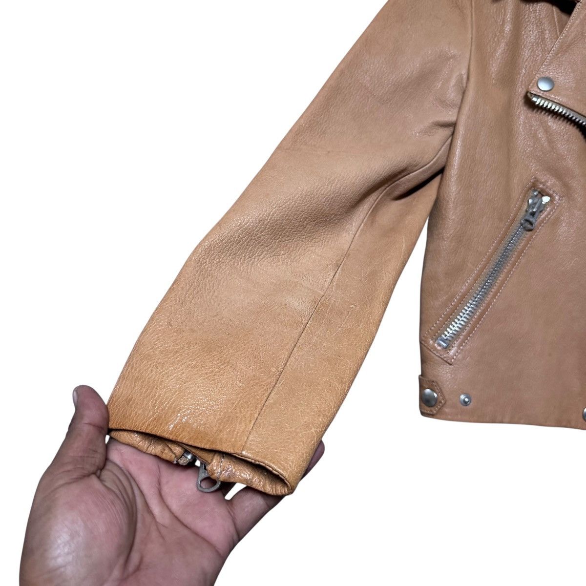 Acne Studios Acne Studios Leather Biker Jacket Goatskin Size XS / US 0-2 / IT 36-38 - 5 Thumbnail