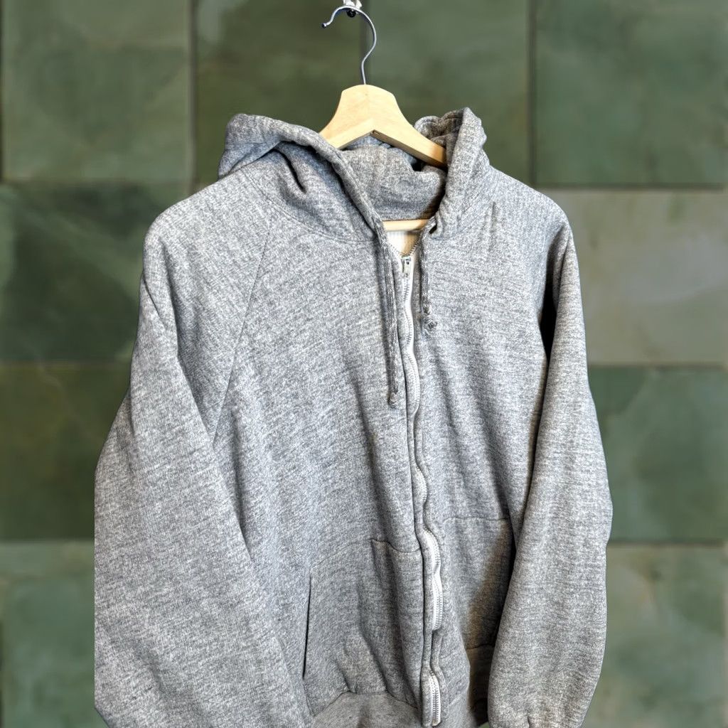 Vintage VINTAGE Halen Thermal Cotton Hoodie Size Large Men Gray Full Zip Size US L / EU 52-54 / 3 - 1 Thumbnail