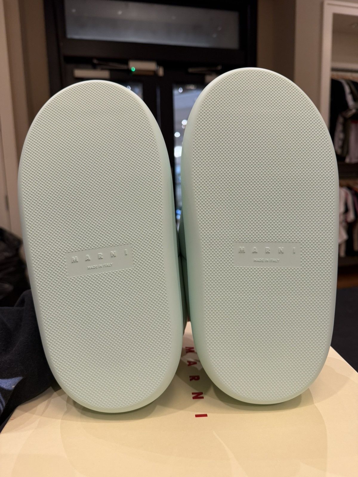 Marni Marni Bigfoot Leather Sneakers - Light Blue Size US 8 / EU 41 - 5 Thumbnail