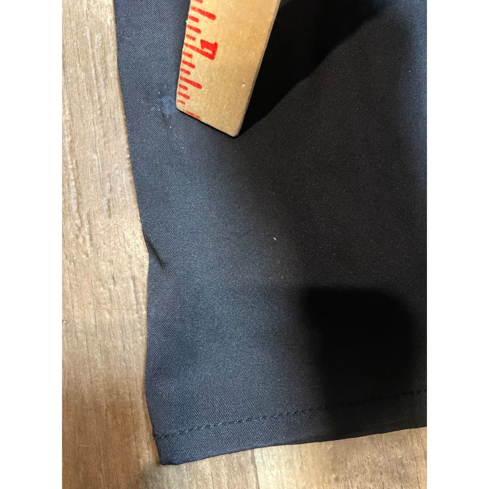 Perry Ellis Perry Ellis Portfolio Pants Mens Size 34 x 30 Black Slim Fit Lightweight Dress Pants Portfolio Mens Regular Inseam 30 Size US 34 / EU 50 - 2 Thumbnail