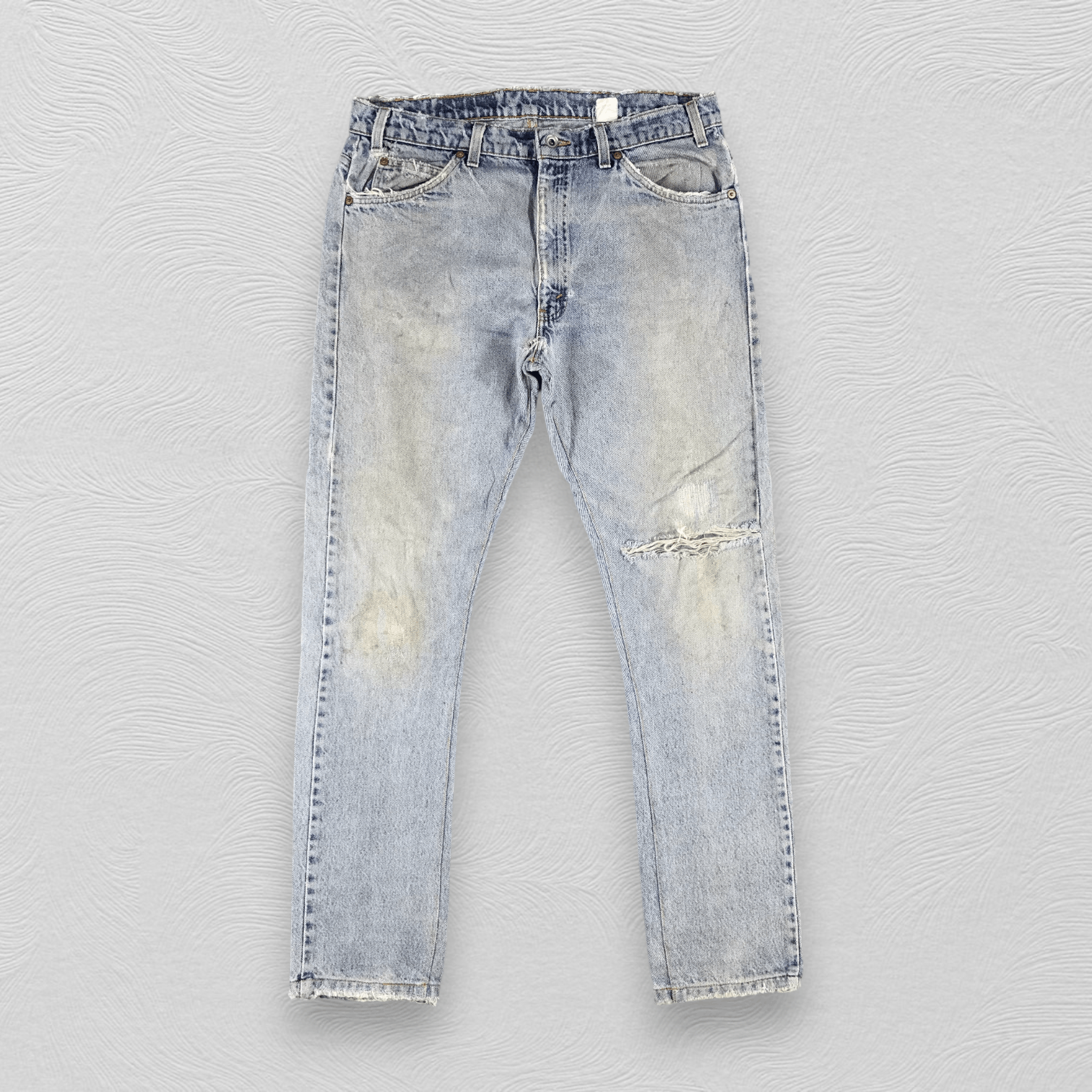 Levi's Vintage 90s Levis 505 Jeans Distressed Denim KJ977 Size US 35 - 1 Thumbnail