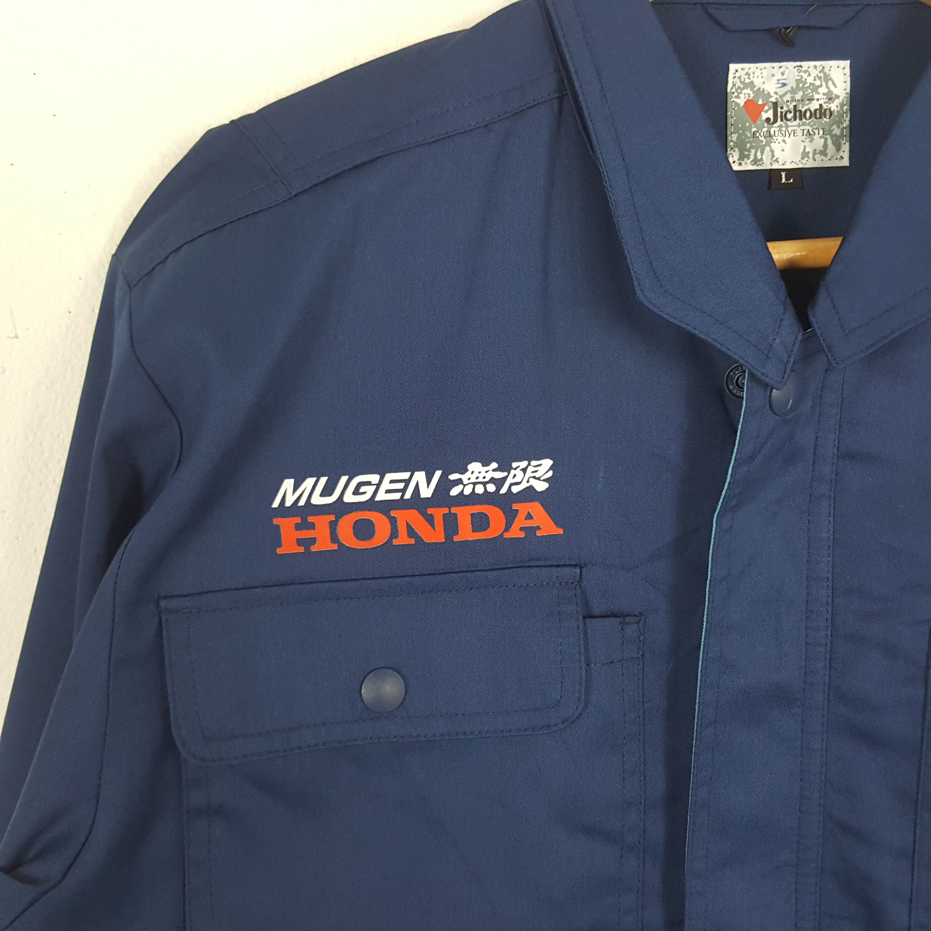Japanese Brand × Vintage Vintage Mugen HONDA Japanese Racing Team Custom Art Jacket Size US M / EU 48-50 / 2 - 3 Thumbnail