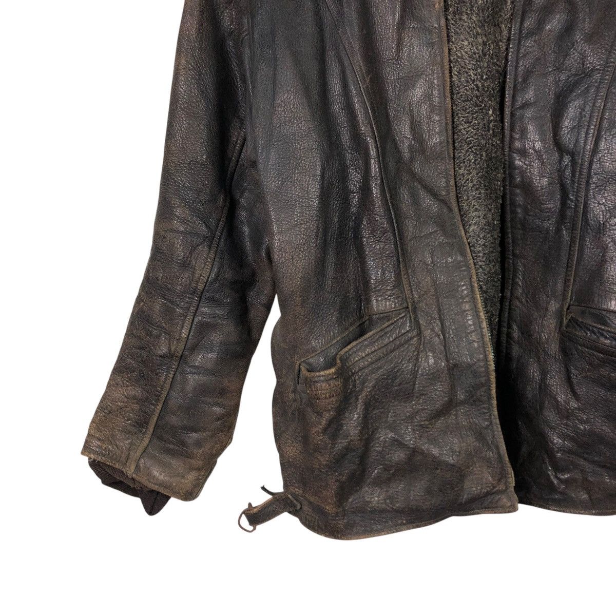 Aero Leathers 🔥TRUE VINTAGE 80’s LEATHER JACKET BLANKET RIDER HORSE Size US M / EU 48-50 / 2 - 4 Thumbnail