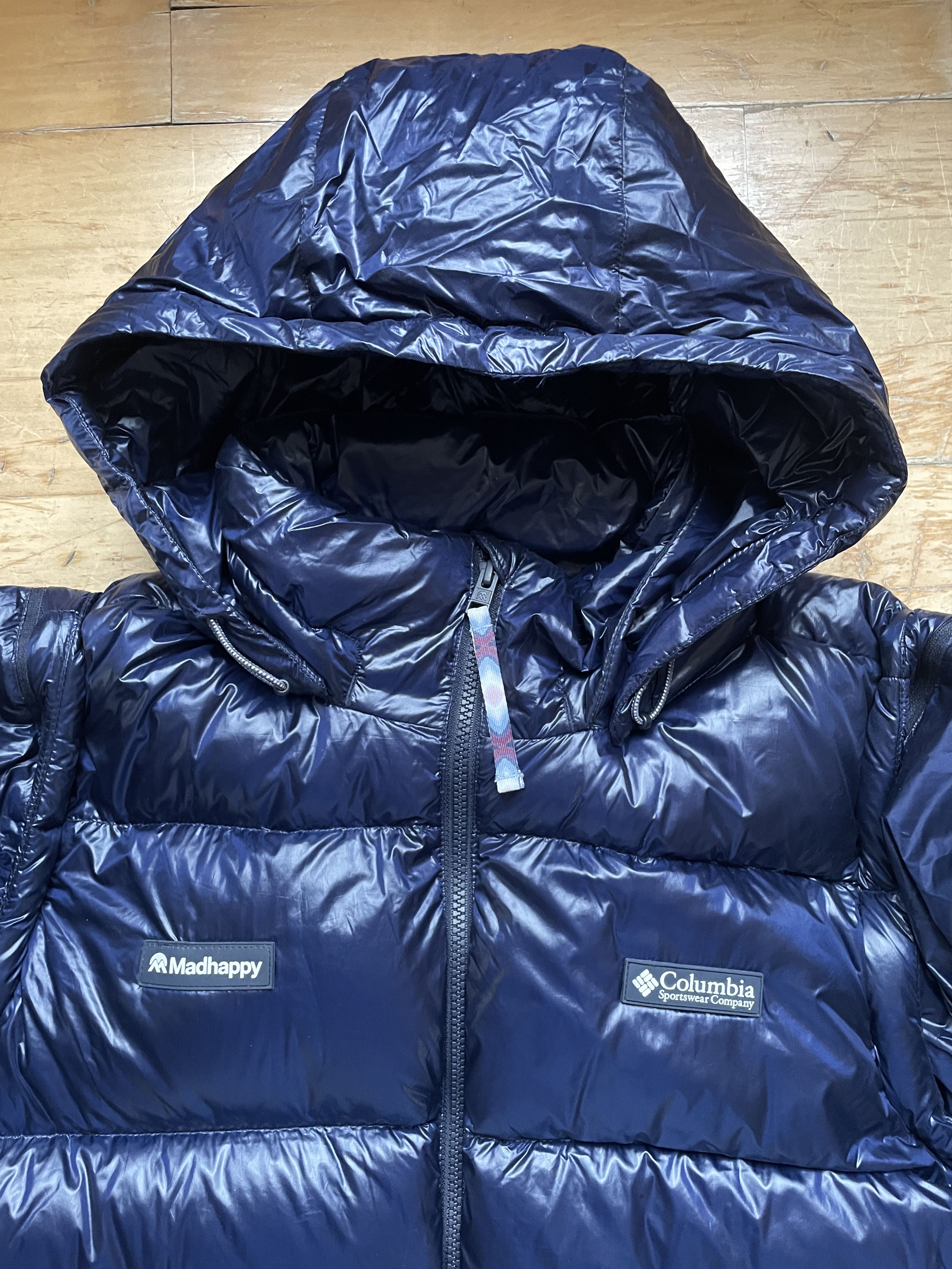 Columbia × Madhappy Madhappy Navy Columbia Edition Down Jacket Size US M / EU 48-50 / 2 - 2 Thumbnail