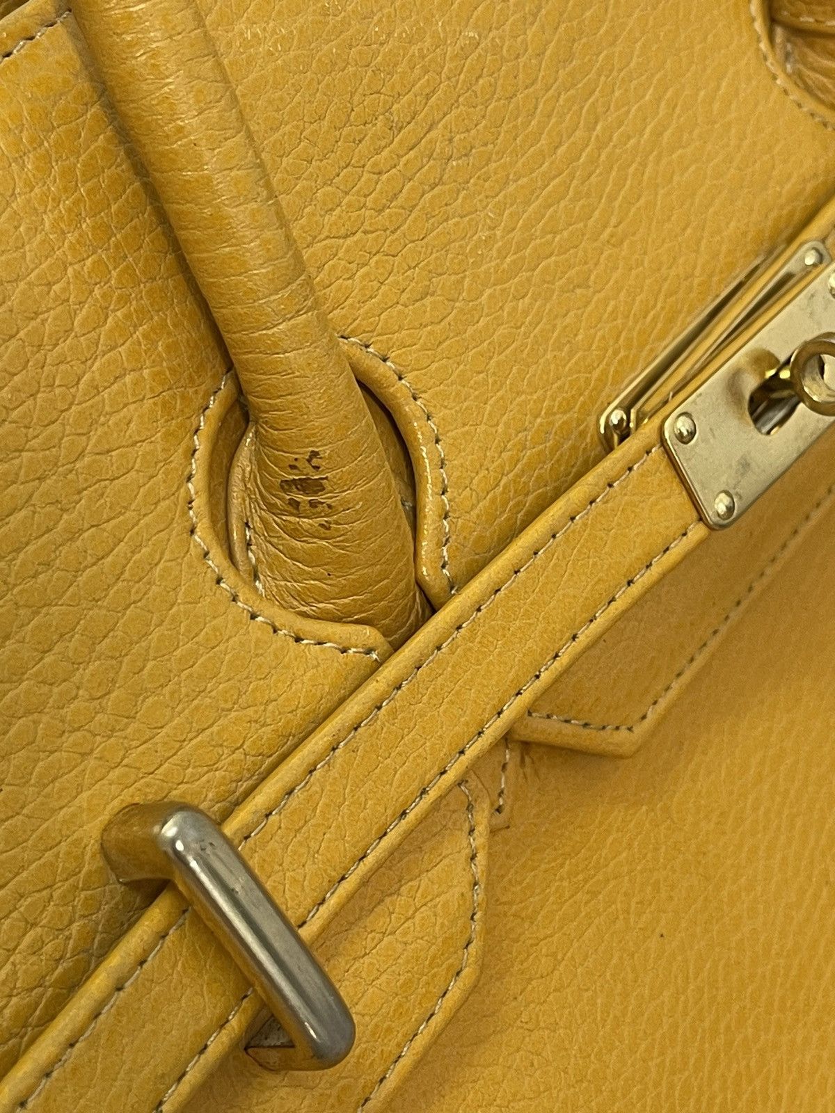 Japanese Brand Birkin Bag Leather Vintage Unknown Handmade Custom 1🟩 Size ONE SIZE - 14 Thumbnail