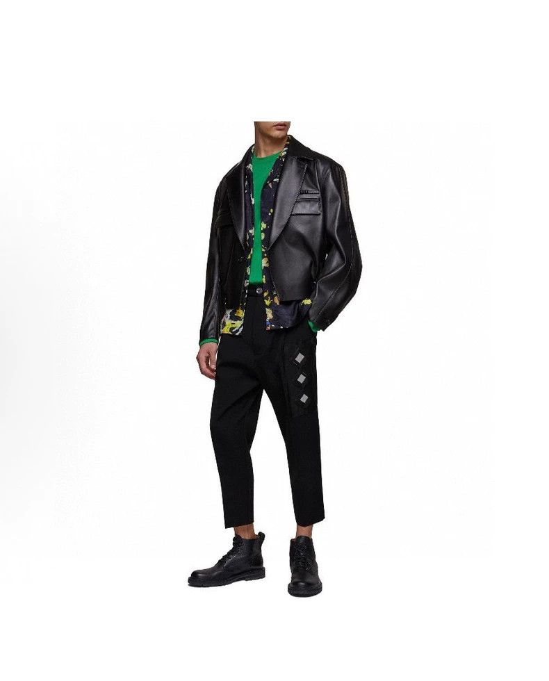 Song For The Mute Song For The Mute mirror print pleated dress pant Size 46R - 7 Thumbnail