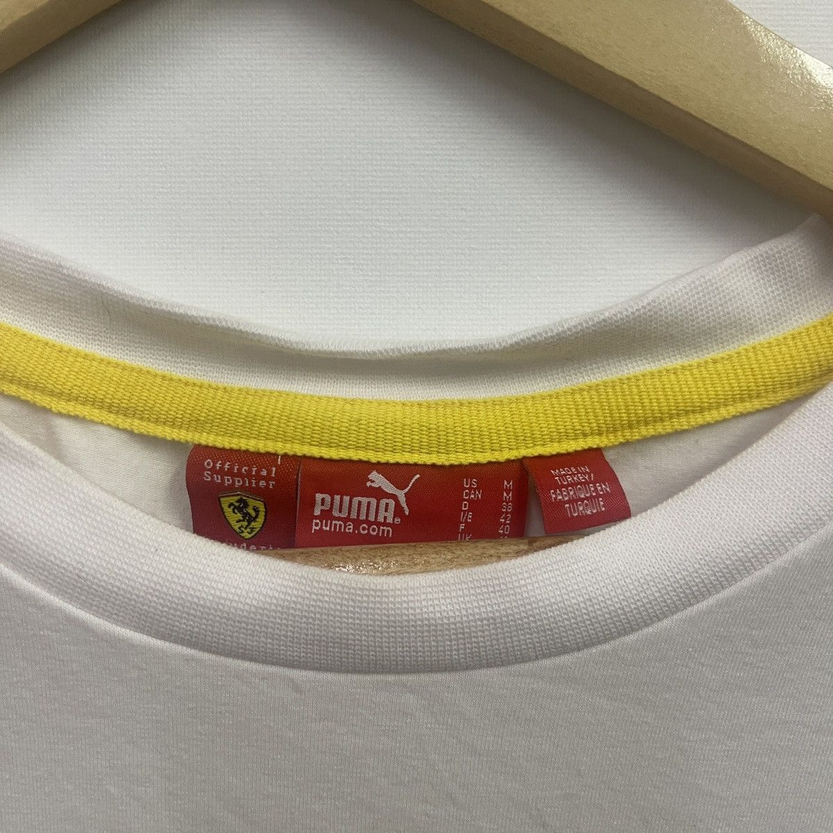 Ferrari × Puma Puma X Ferrari White Shirt Women Size M / US 6-8 / IT 42-44 - 3 Thumbnail