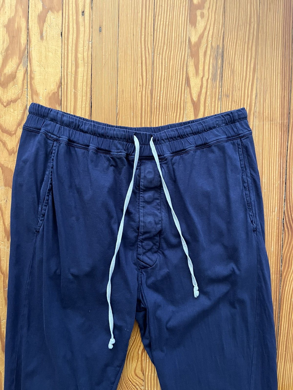 Rick Owens Drkshdw Rick Owens Drkshdw Berlin Sweatpants Indigo Navy Blue Size US 32 / EU 48 - 3 Thumbnail
