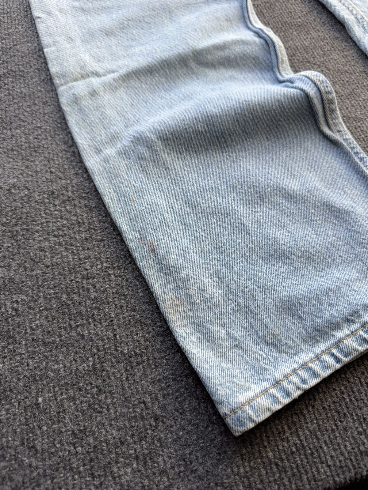 Levi's Vintage Clothing Vintage 90s Levi’s 501 Distressed Western USA Straight Jeans Size US 32 / EU 48 - 13 Thumbnail