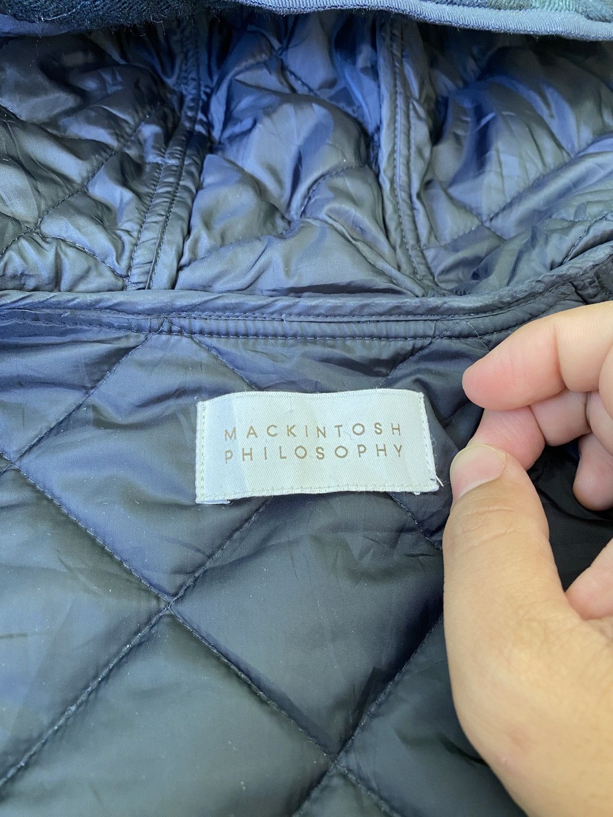Mackintosh Mackintosh Philosophy Blackwatch Quilted Hood Wool Coat Size S / US 4 / IT 40 - 9 Thumbnail