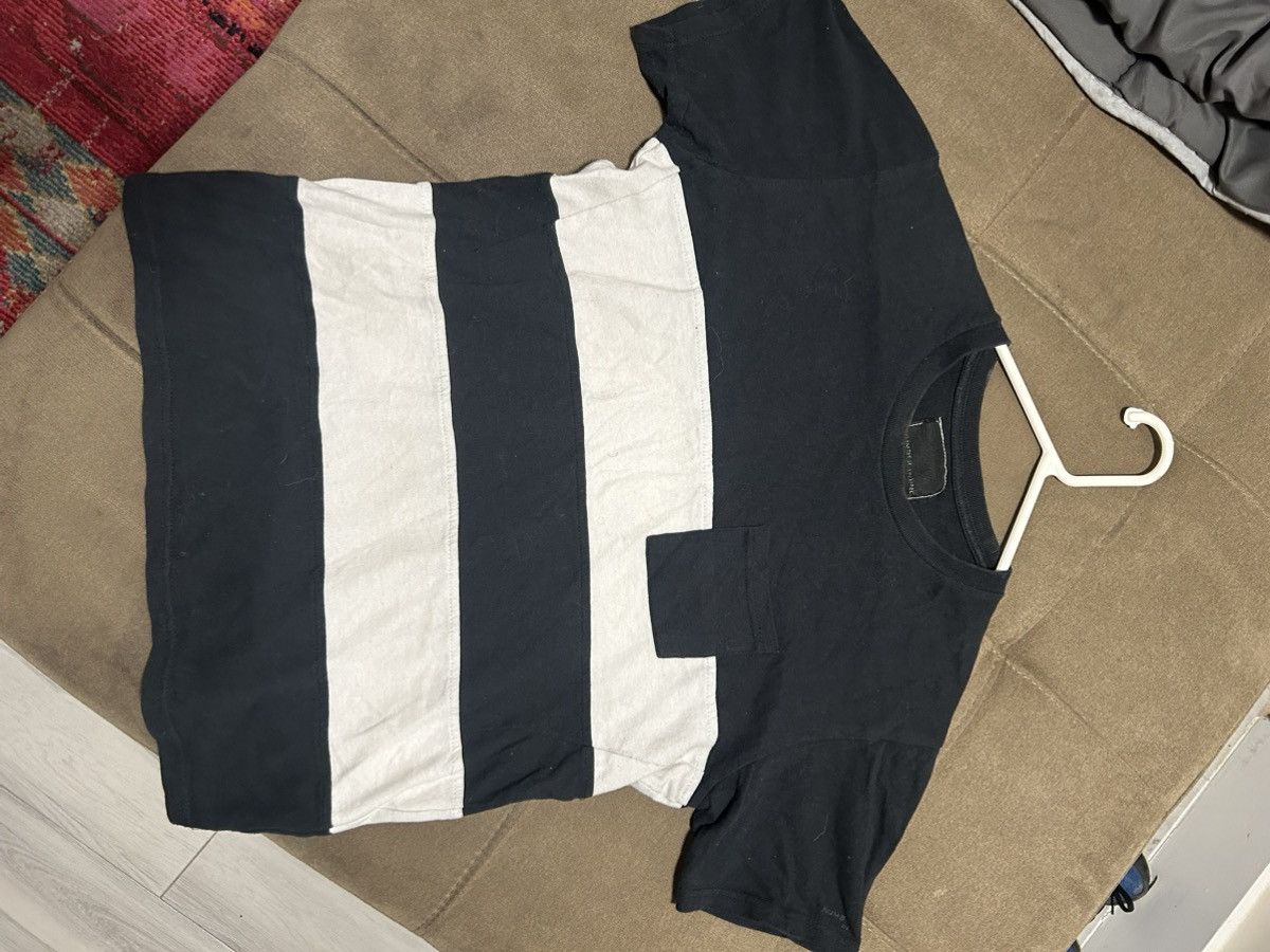 Number (N)ine Number (N)ine Men's Black and Grey T-shirt Size US S / EU 44-46 / 1 - 1 Thumbnail