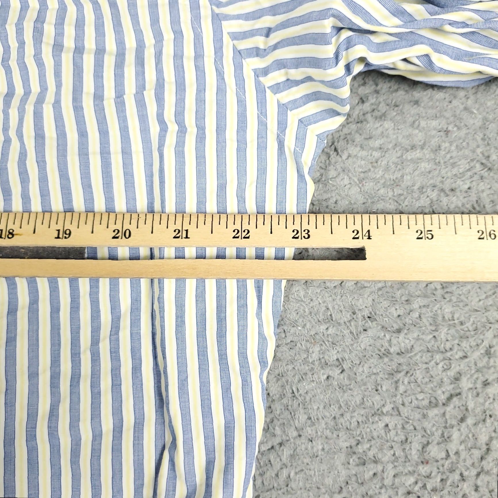 Abercrombie & Fitch VINTAGE Abercrombie & Fitch Shirt Mens 2XL Blue Striped Button-Up Long Sleeve Casual Business Formal Workwear Men Size US XXL / EU 58 / 5 - 6 Thumbnail