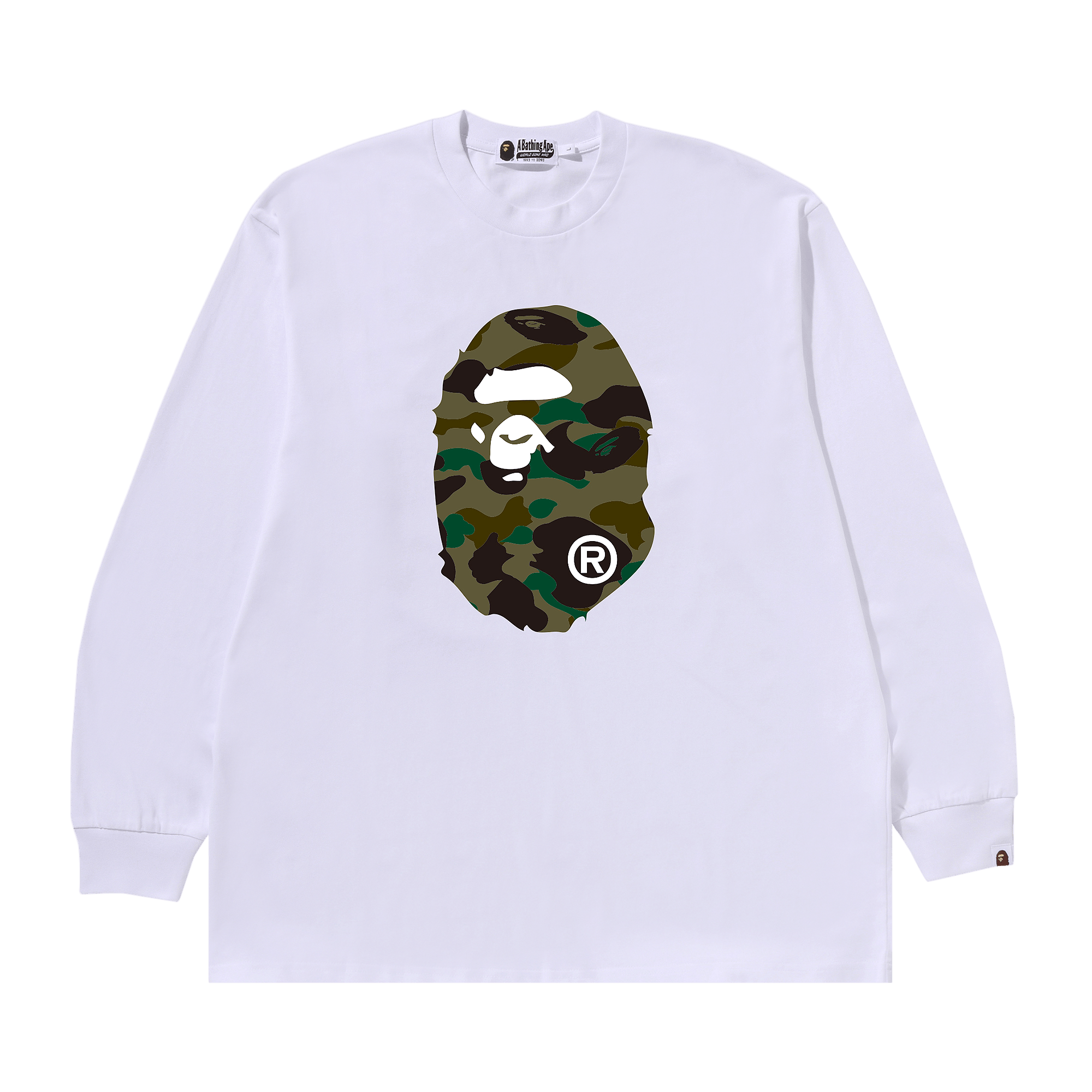 【A BATHING APE】 ABC CAMO MESH L/S TEE ABC CAMO MESH RELAXED FIT L/S TEE M | us.bapepirate.com