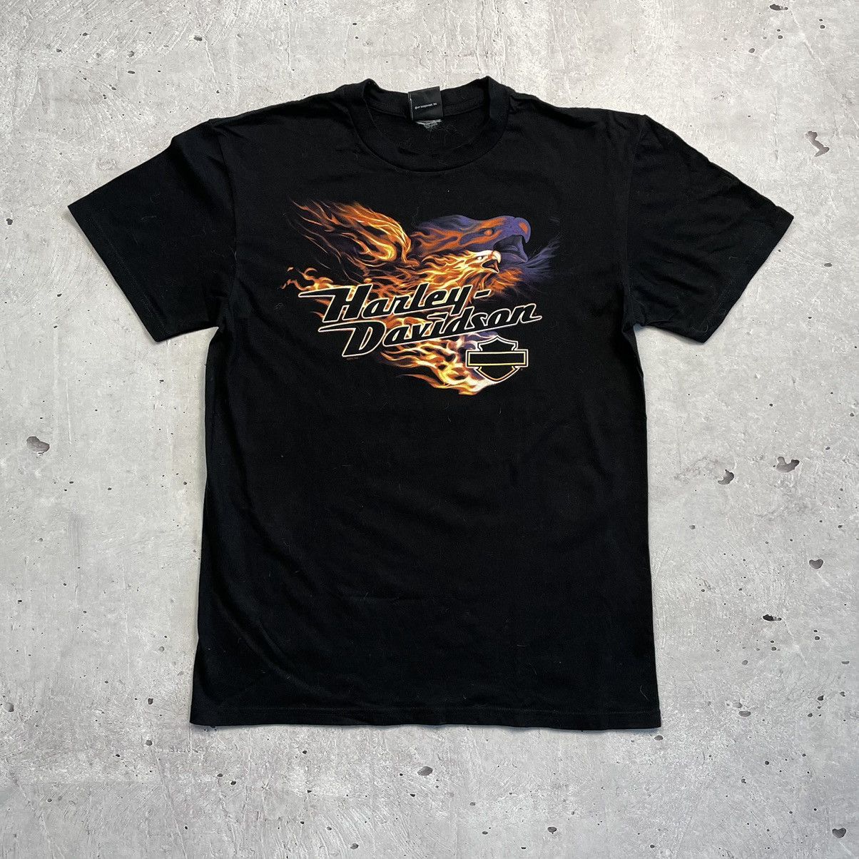 Harley Davidson × Vintage Vintage 00’s Harley Davidson retro T-shirt motorcycle Size US XL / EU 56 / 4 - 1 Thumbnail
