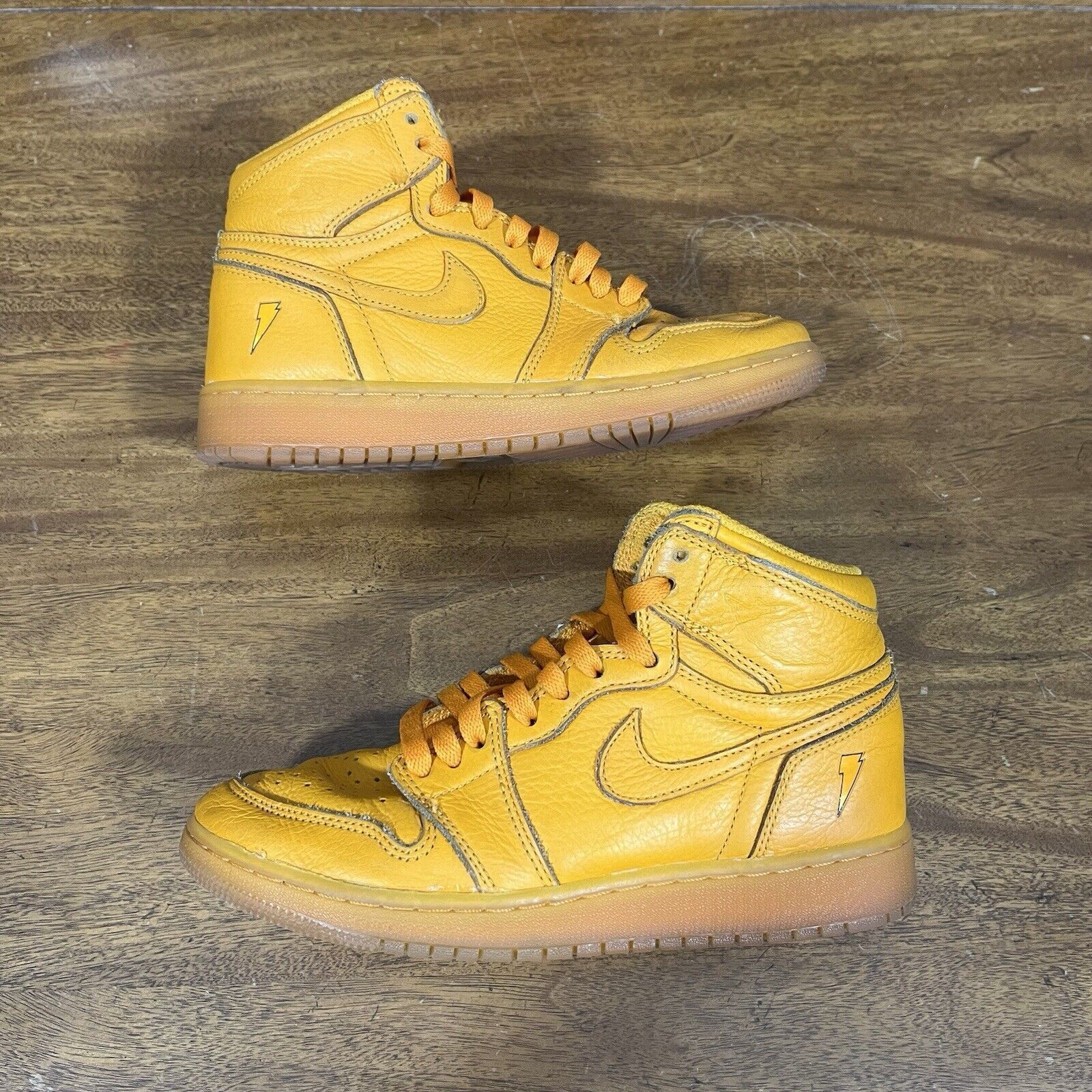 Jordan Brand Size 5Y- Air Jordan 1 Retro OG G8RD High Orange Peel Size US 6.5 / IT 36.5 - 2 Thumbnail