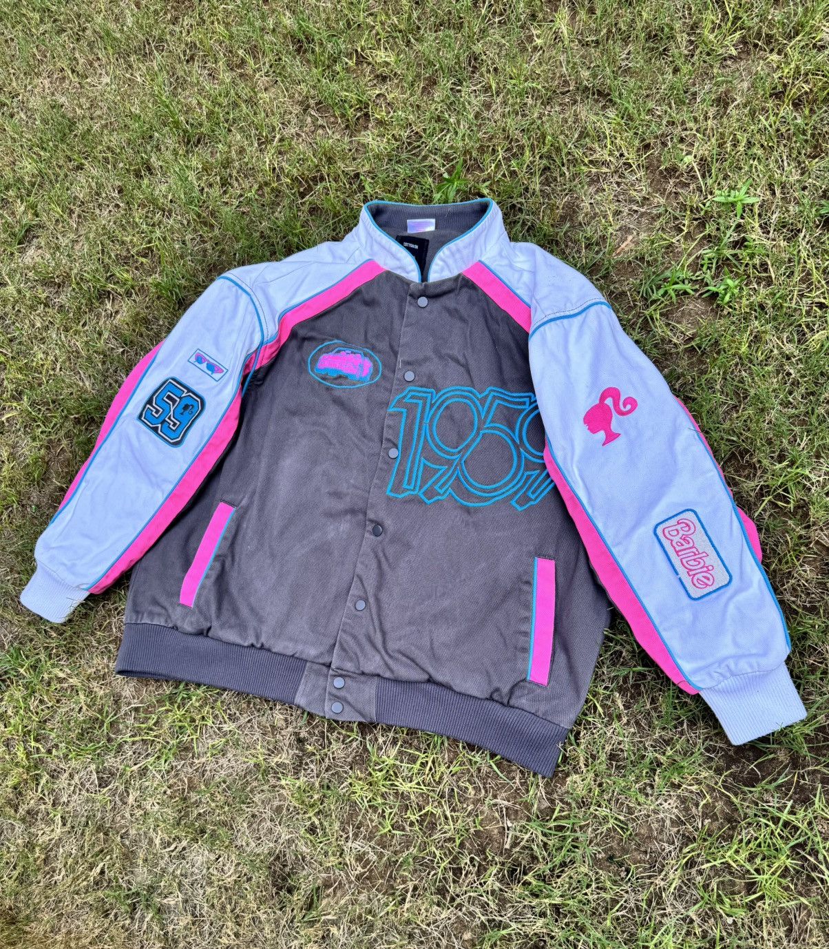 Vintage 1995 Limited Edition Barbie varsity jacket Size US M / EU 48-50 / 2 - 2 Thumbnail