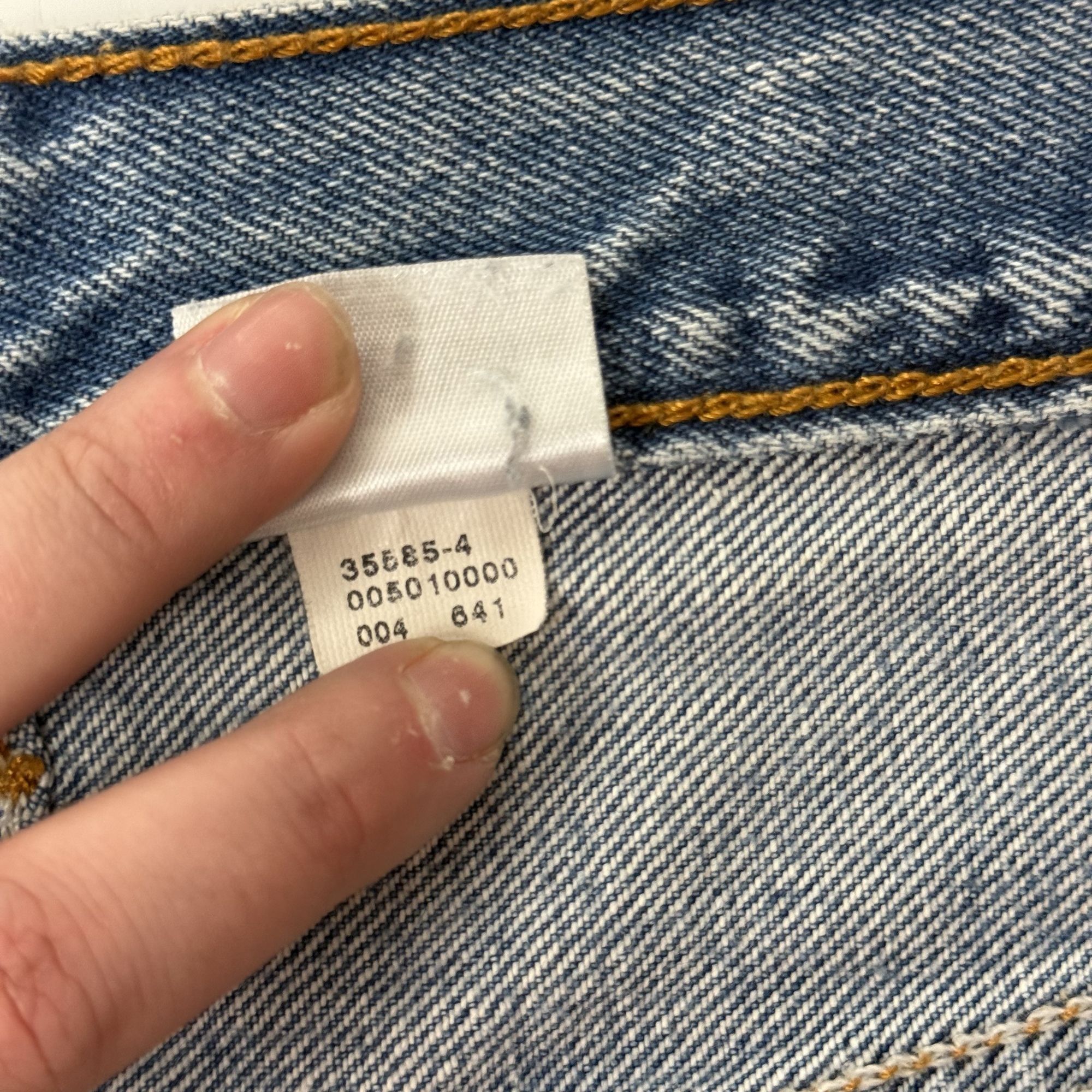 Levi's Vtg Levis 501 XX DISTRESSED Blue Jeans BUTTON FLY Pants Size US 38 / EU 54 - 7 Thumbnail