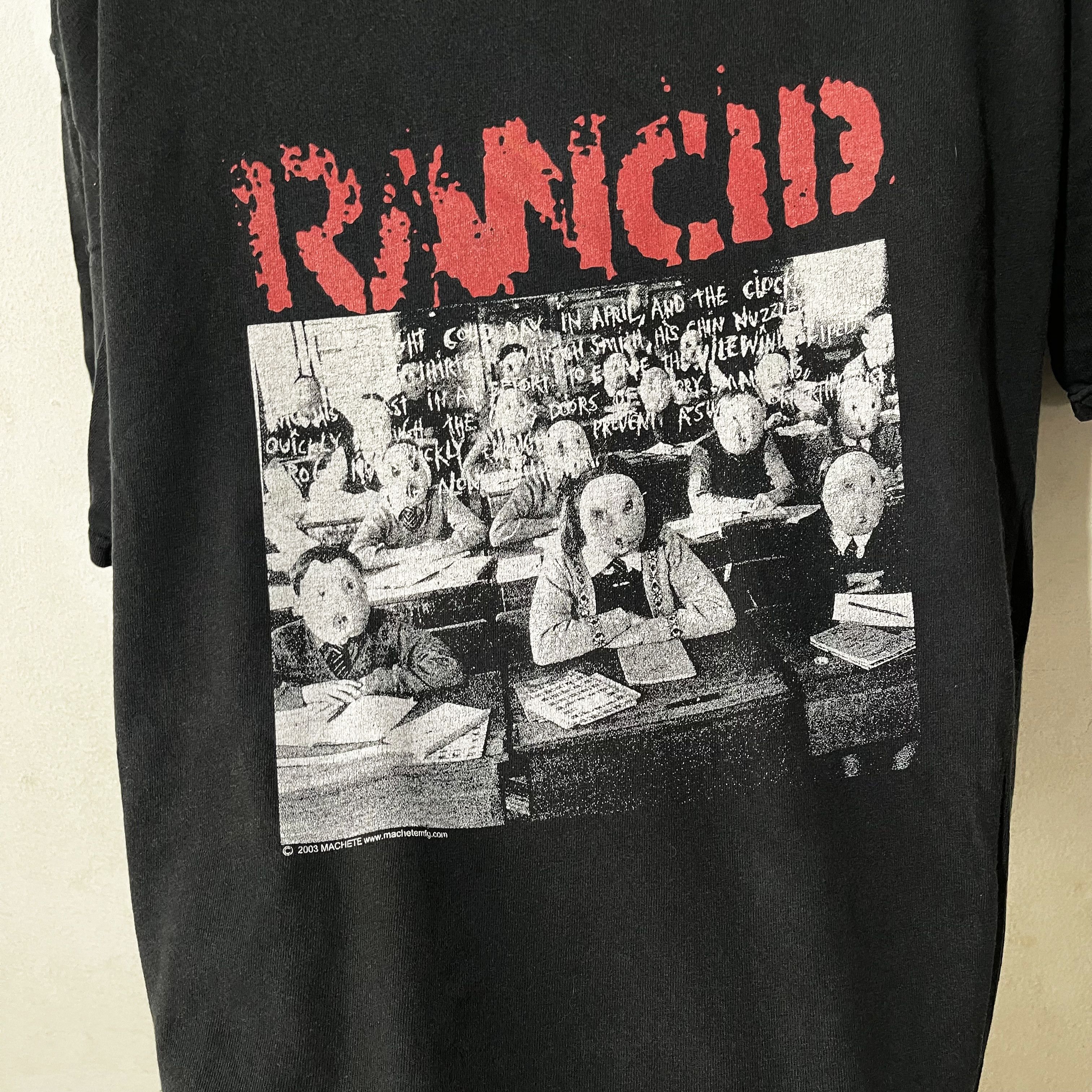 Band Tees × Vintage Vintage 2003 Rancid Band Shirt Size US M / EU 48-50 / 2 - 2 Thumbnail
