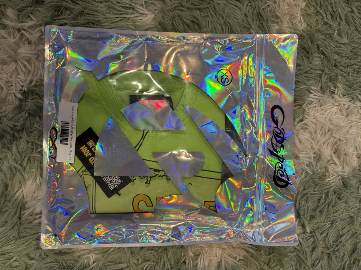 Godspeed Godspeed GS Surf Shop Tee Lime XS Size US XS / EU 42 / 0 - 9 Thumbnail