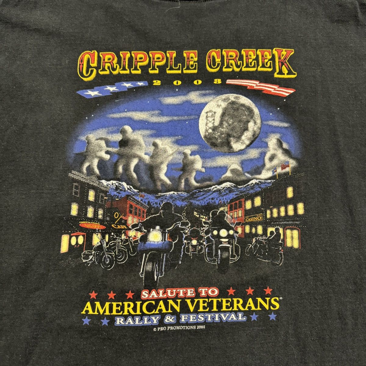Harley Davidson × Vintage Vintage Y2K POW Mia Cripple Creek Pocket Graphic Shirt XL Size US XL / EU 56 / 4 - 3 Thumbnail