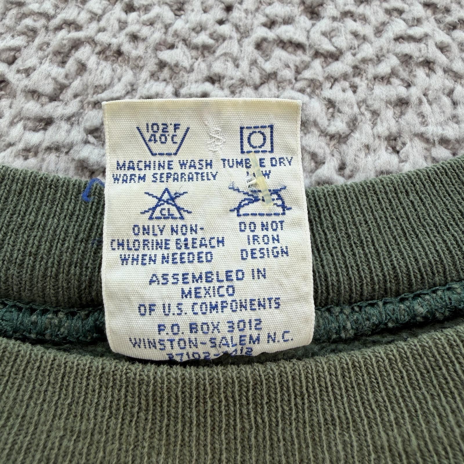 Champion Champion Reverse Weave Green Crewneck Sweatshirt XL Logo Y2K Size US XL / EU 56 / 4 - 6 Thumbnail