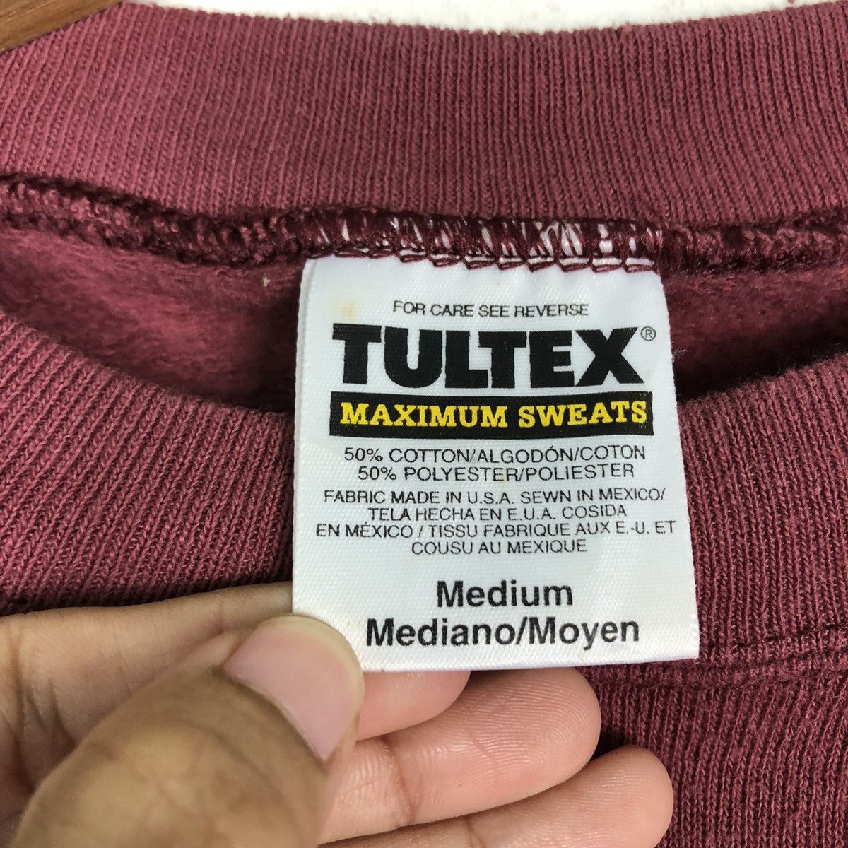Vintage 🔥Vintage Sweatshirt Crewneck Seattle Tultex USA Size US M / EU 48-50 / 2 - 13 Thumbnail