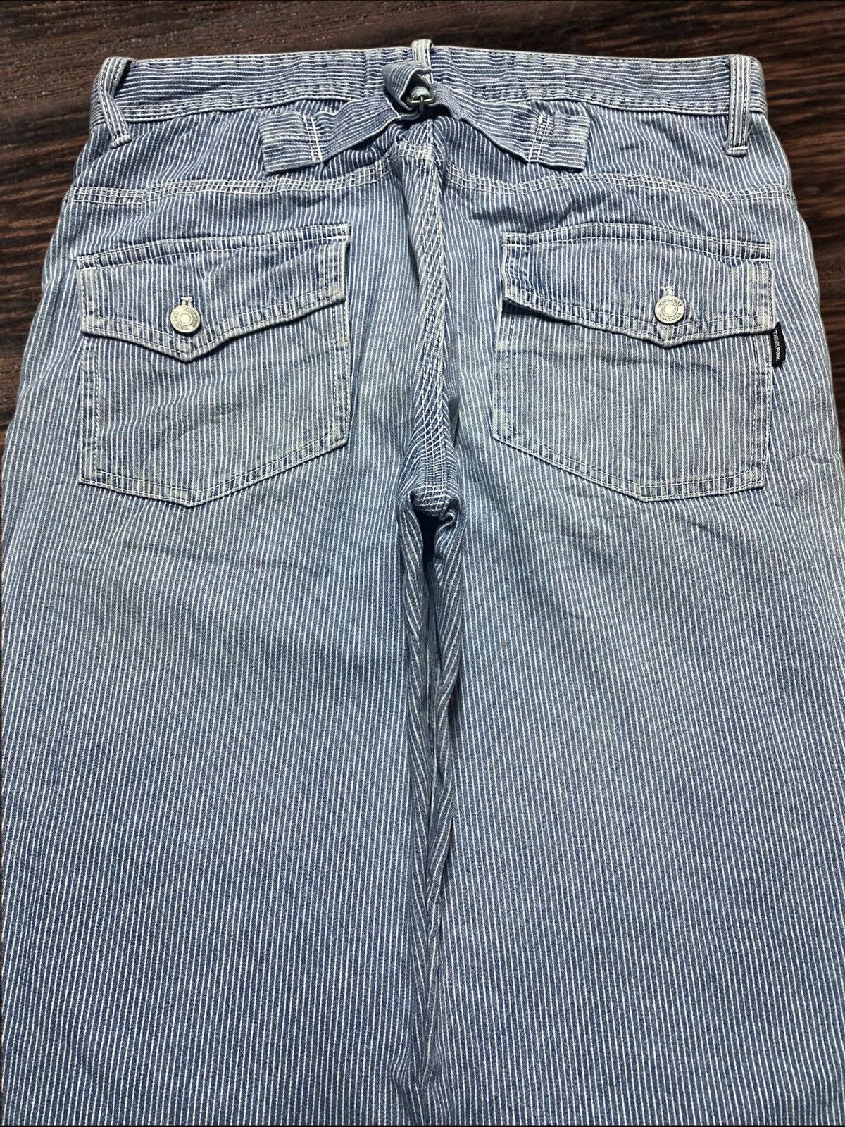Other Vintage Japanese Brand Think Pink Hickory Buckle Back Pants Size US 31 - 4 Thumbnail