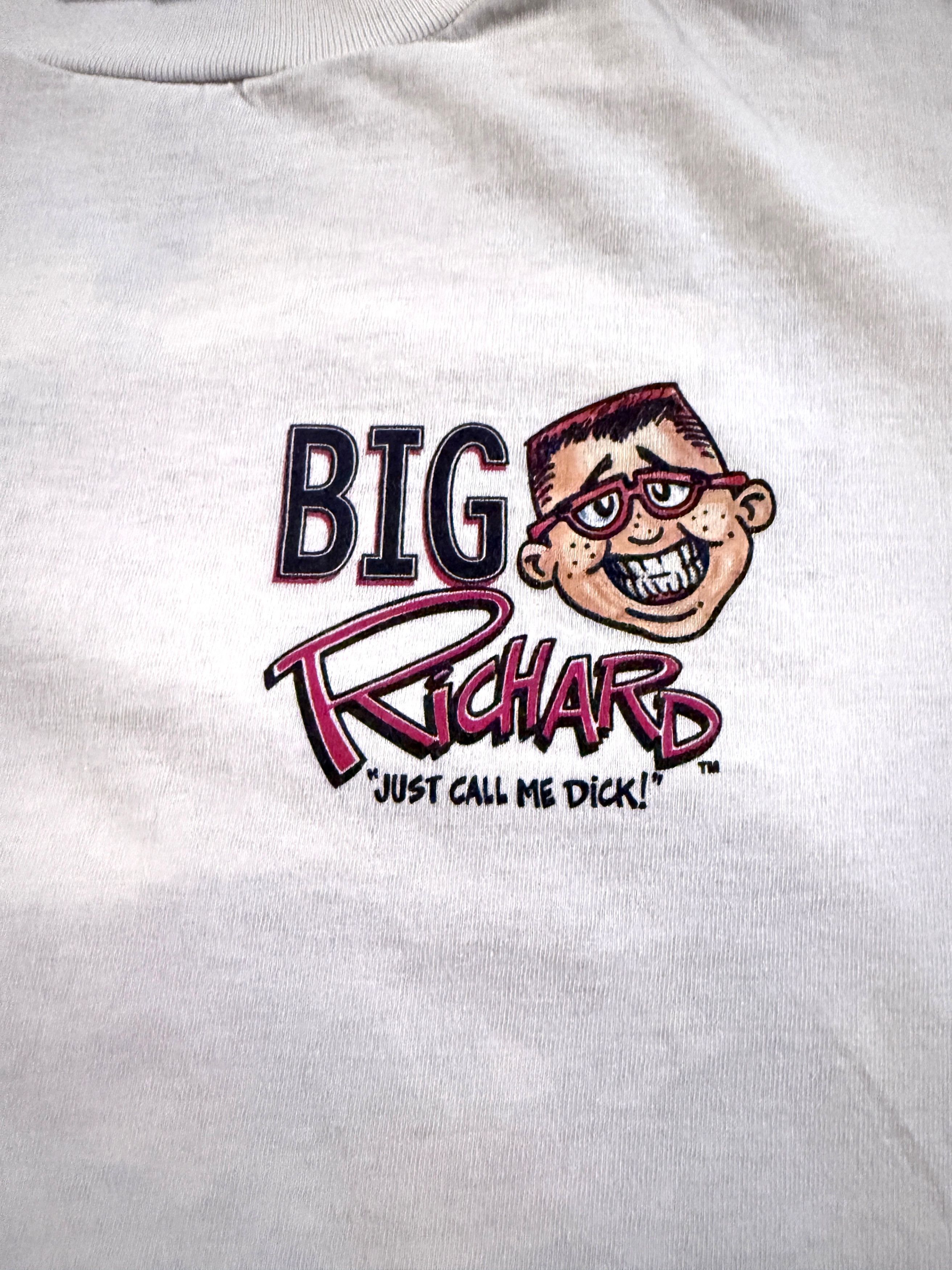 Vintage Big Richard Burgers XL Vintage Shirt Rarer Than Big Johnson Size US XL / EU 56 / 4 - 4 Thumbnail