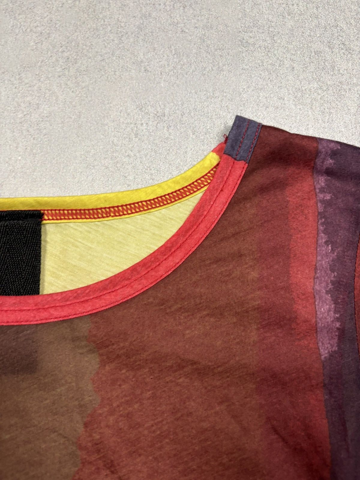 Rundholz Rundholz Abstract Color Block Mesh Long Sleeve Top Size M Size M / US 6-8 / IT 42-44 - 11 Thumbnail