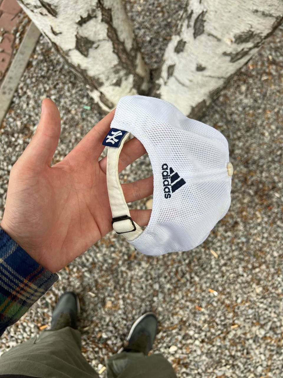 MLB × Vintage VERY RARE ADIDAS NY NEW YORK YANKEES MLB CAP RETRO Y2K 90s Size ONE SIZE - 5 Thumbnail