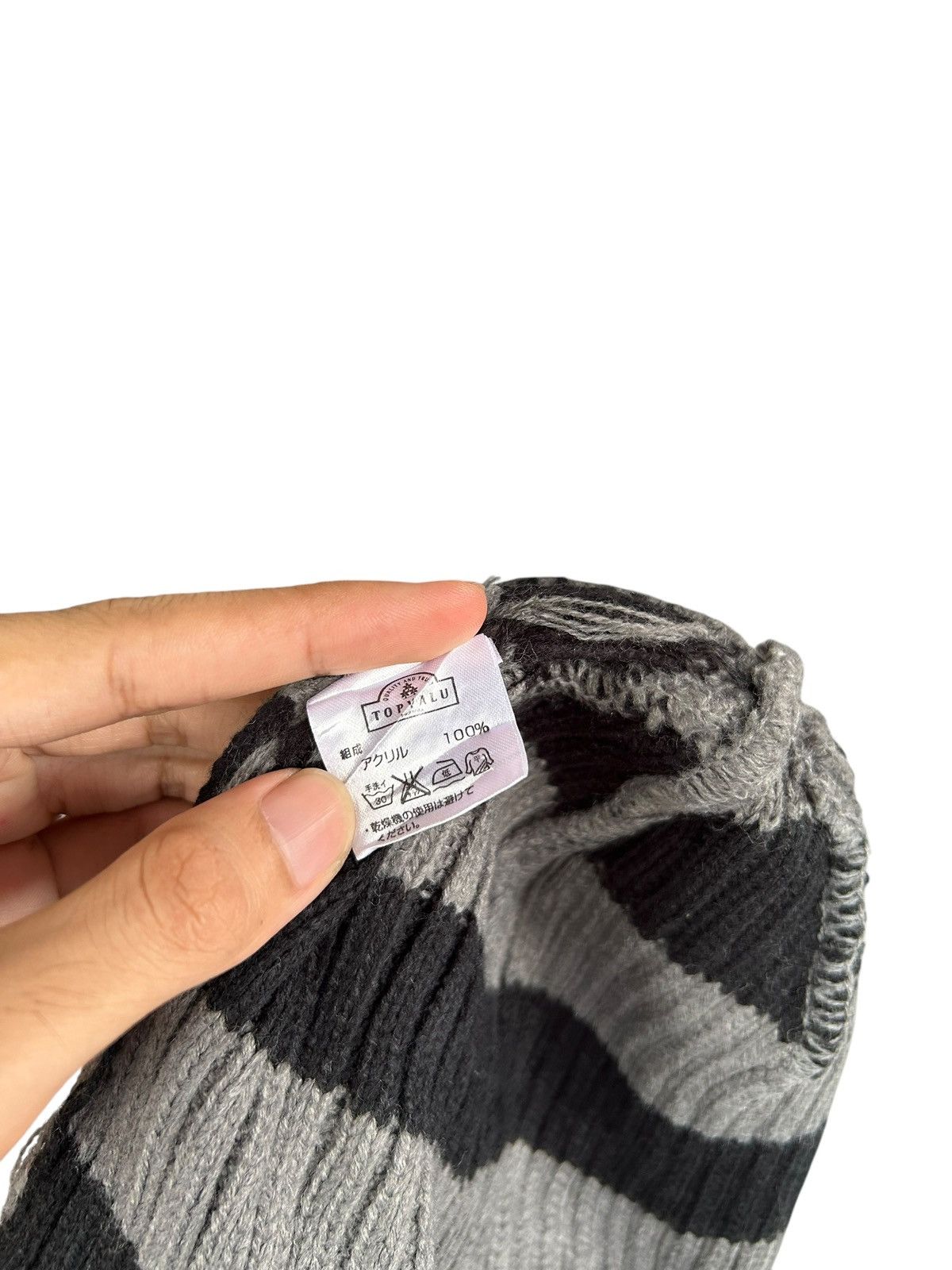 Japanese Brand × Kapital × Vintage Stripe Japanese Style knitt Beanie Hats Size ONE SIZE - 5 Thumbnail