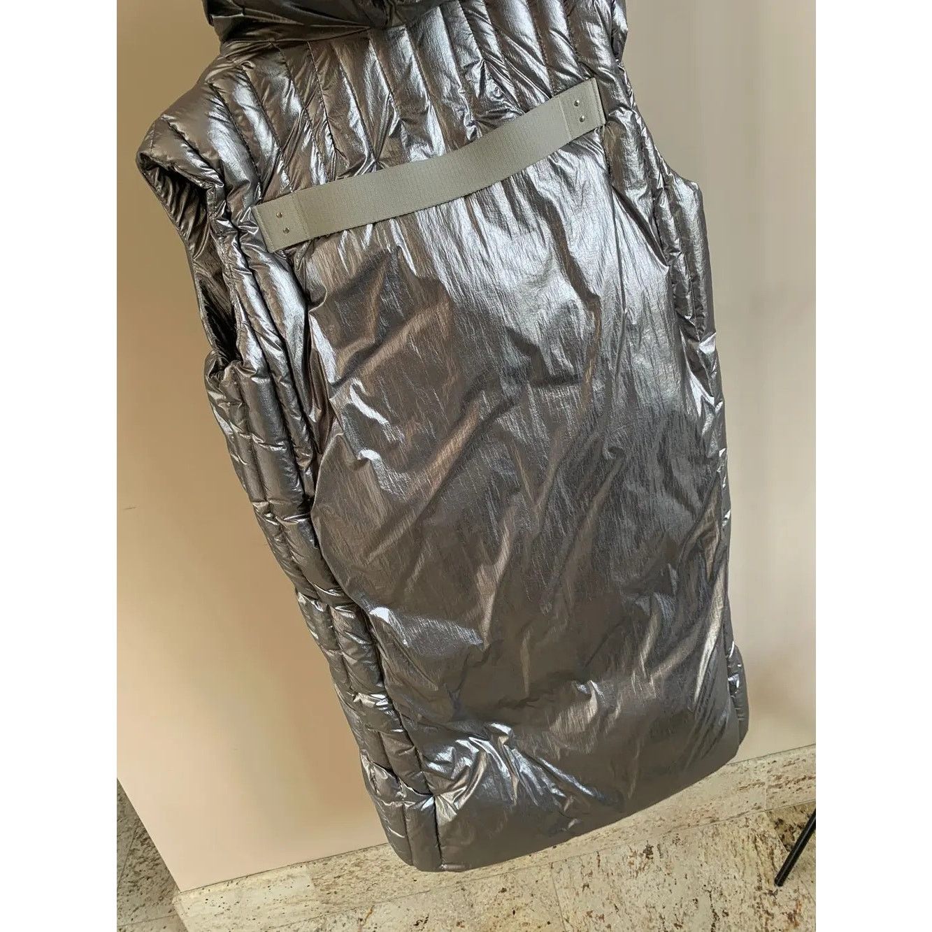 Moncler × Rick Owens o1rshd1 FW20 Porterville Goose Down Parka in Silver Size US XS / EU 42 / 0 - 9 Thumbnail