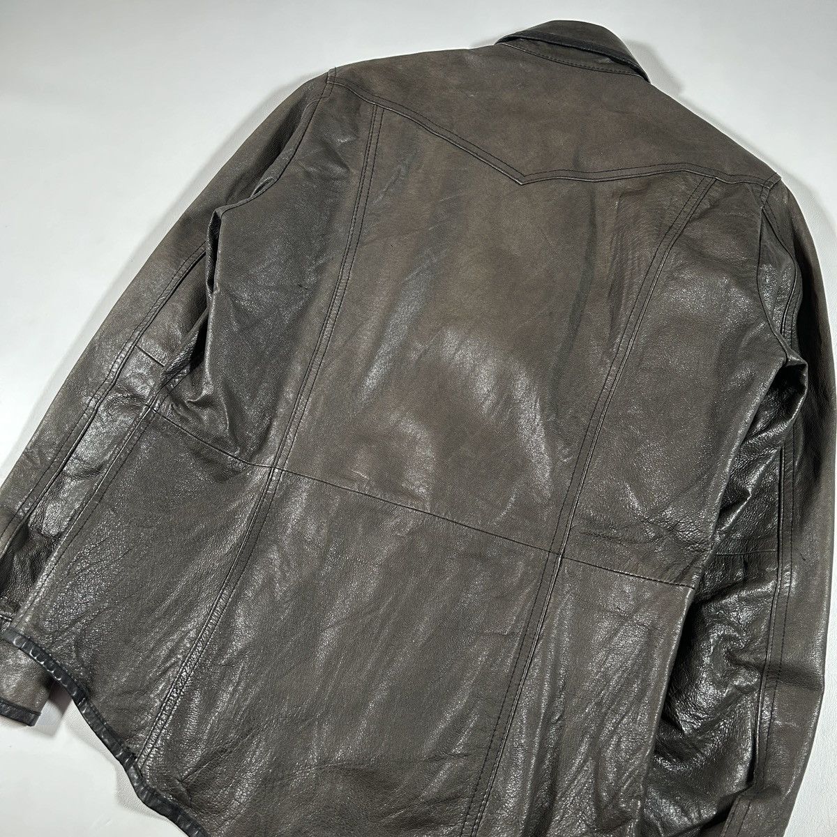 291295=Homme 🔻291295 = Homme Leather Shacket🔻 Size US M / EU 48-50 / 2 - 5 Thumbnail